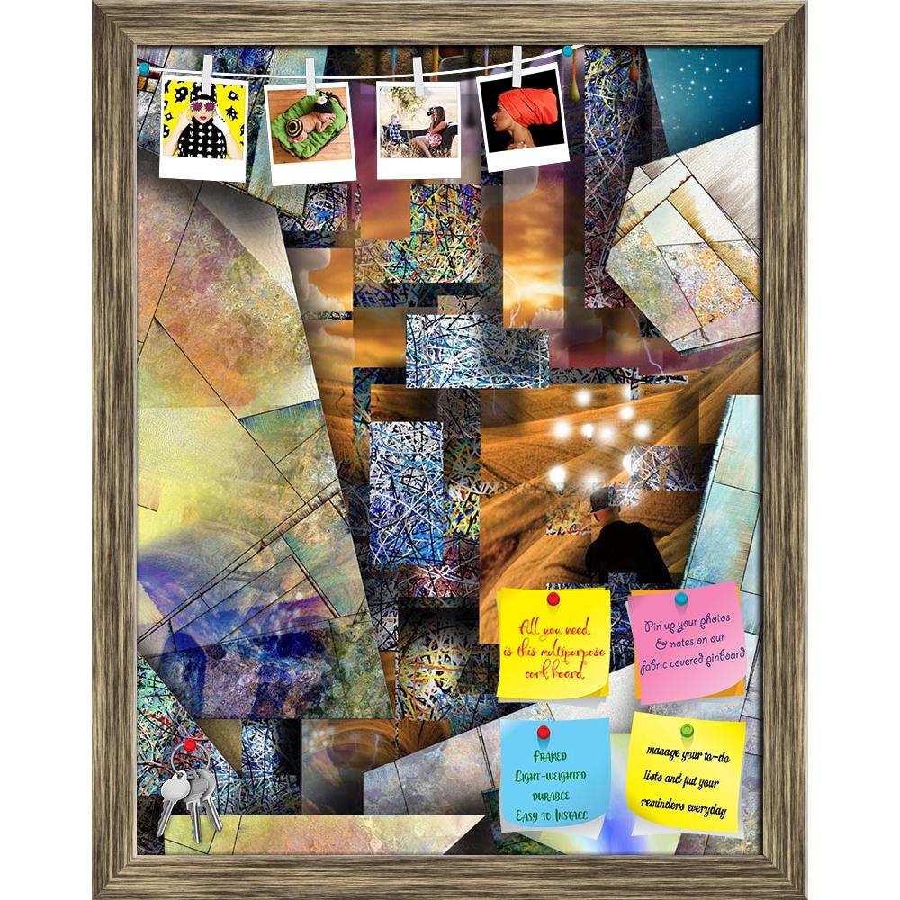 ArtzFolio Human Earth Sky Symbols Printed Bulletin Board Notice Pin Board Soft Board | Framed-Bulletin Boards Framed-AZSAO37231394BLB_FR_L-Image Code 5004348 Vishnu Image Folio Pvt Ltd, IC 5004348, ArtzFolio, Bulletin Boards Framed, Abstract, Surrealism, Digital Art, human, earth, sky, symbols, printed, bulletin, board, notice, pin, soft, framed, depth, dimension, angular, modern, background, design, art, geometric, artistic, artwork, creative, abstraction, contemporary, colorful, pattern, modernist, decora