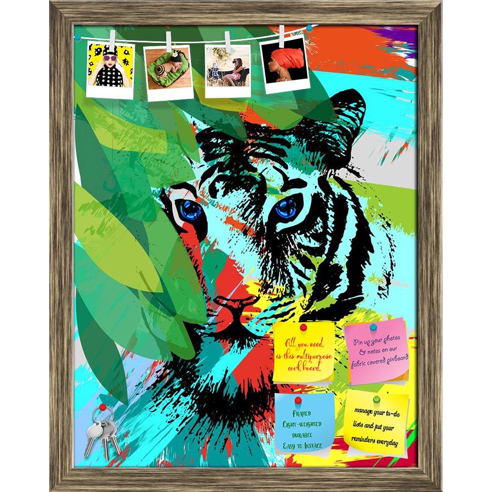ArtzFolio Tiger Under Leafes Printed Bulletin Board Notice Pin Board Soft Board | Framed-Bulletin Boards Framed-AZSAO37261949BLB_FR_L-Image Code 5004352 Vishnu Image Folio Pvt Ltd, IC 5004352, ArtzFolio, Bulletin Boards Framed, Animals, Kids, Digital Art, tiger, under, leafes, printed, bulletin, board, notice, pin, soft, framed, vector, pin up board, push pin board, extra large cork board, big pin board, notice board, small bulletin board, cork board, wall notice board, giant cork board, bulletin board, off