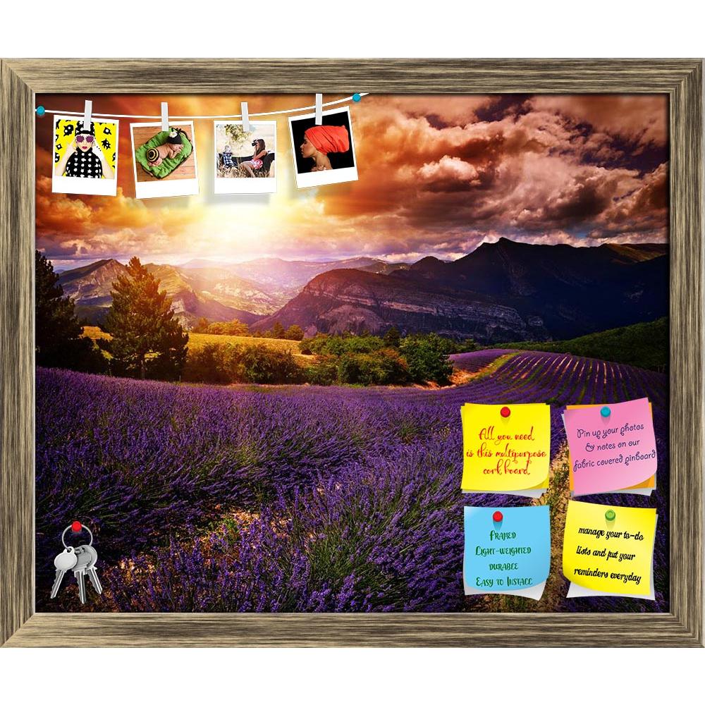 ArtzFolio Lavender Field Summer Sunset Landscape Printed Bulletin Board Notice Pin Board Soft Board | Framed-Bulletin Boards Framed-AZSAO37302264BLB_FR_L-Image Code 5004353 Vishnu Image Folio Pvt Ltd, IC 5004353, ArtzFolio, Bulletin Boards Framed, Landscapes, Photography, lavender, field, summer, sunset, landscape, printed, bulletin, board, notice, pin, soft, framed, contrasting, colors, harvest, growth, herbaceous, natural, vibrant, vivid, crop, perennial, evening, essential, oil, dusk, violet, clouds, pur