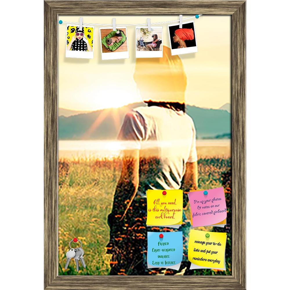 ArtzFolio Woman In Landscape Printed Bulletin Board Notice Pin Board Soft Board | Framed-Bulletin Boards Framed-AZSAO37327014BLB_FR_L-Image Code 5004356 Vishnu Image Folio Pvt Ltd, IC 5004356, ArtzFolio, Bulletin Boards Framed, Conceptual, Figurative, Photography, woman, in, landscape, printed, bulletin, board, notice, pin, soft, framed, art, double, exposure, portrait, young, lake, manny, yellow, wild, flowers, sunrise, photographic, profile, closeup, human, tree, foliage, peace, leaf, adult, head, summer,
