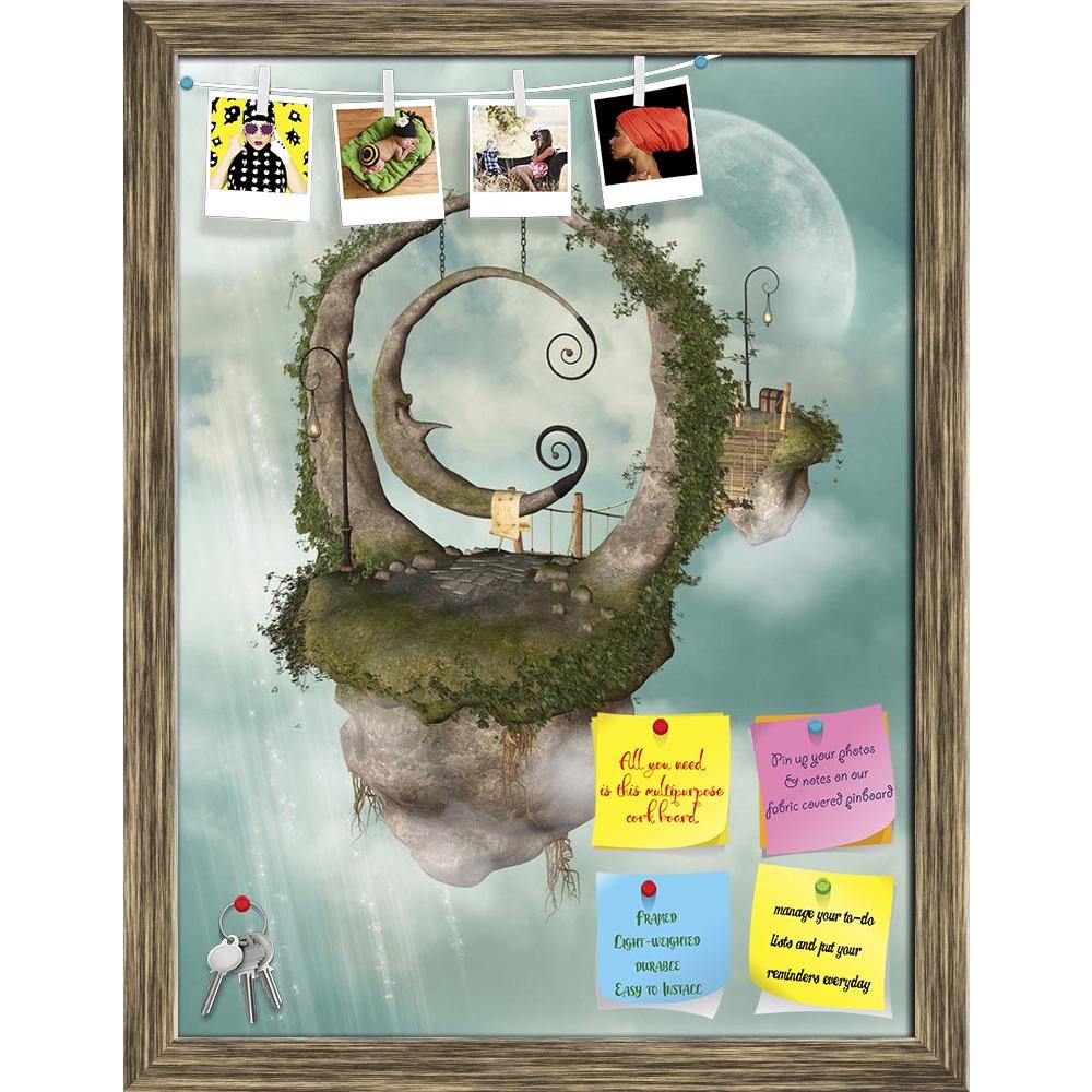 ArtzFolio Fantasy Landscape With Floating Island In The Sky D1 Printed Bulletin Board Notice Pin Board Soft Board | Framed-Bulletin Boards Framed-AZSAO37340386BLB_FR_L-Image Code 5004357 Vishnu Image Folio Pvt Ltd, IC 5004357, ArtzFolio, Bulletin Boards Framed, Fantasy, Kids, Landscapes, Fine Art Reprint, landscape, with, floating, island, in, the, sky, d1, printed, bulletin, board, notice, pin, soft, framed, bridge, flowers, fairy, angel, wing, backdrops, background, fairytale, dream, art, fae, princess, d