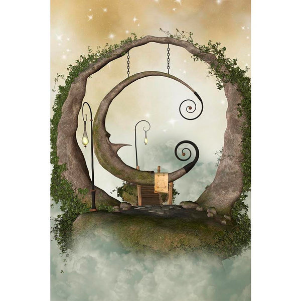 Fantasy Landscape With Floating Island In The Sky D2 Unframed Paper Poster-Paper Posters Unframed-POS_UN-IC 5004358 IC 5004358, Art and Paintings, Baby, Books, Botanical, Children, Digital, Digital Art, Fantasy, Floral, Flowers, Graphic, Kids, Landscapes, Nature, Scenic, Stars, landscape, with, floating, island, in, the, sky, d2, unframed, paper, wall, poster, amazing, angel, art, backdrops, background, beautiful, bridge, charming, cloud, dream, elf, enchanting, fae, fairy, fairytale, lamp, light, magic, ma