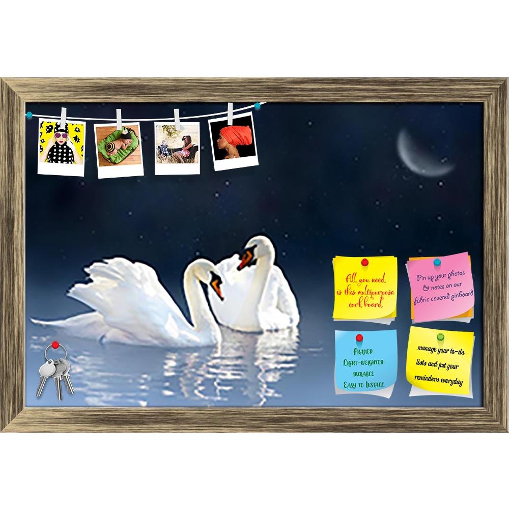 ArtzFolio Swan Couple In Lake Printed Bulletin Board Notice Pin Board Soft Board | Framed-Bulletin Boards Framed-AZSAO37376469BLB_FR_L-Image Code 5004366 Vishnu Image Folio Pvt Ltd, IC 5004366, ArtzFolio, Bulletin Boards Framed, Birds, Photography, swan, couple, in, lake, printed, bulletin, board, notice, pin, soft, framed, love, night, mist, water, nature, wildlife, bird, white, morning, sunrise, tranquil, reflection, fog, blue, calm, landscape, beauty, peace, peaceful, romance, purity, dawn, light, mirror