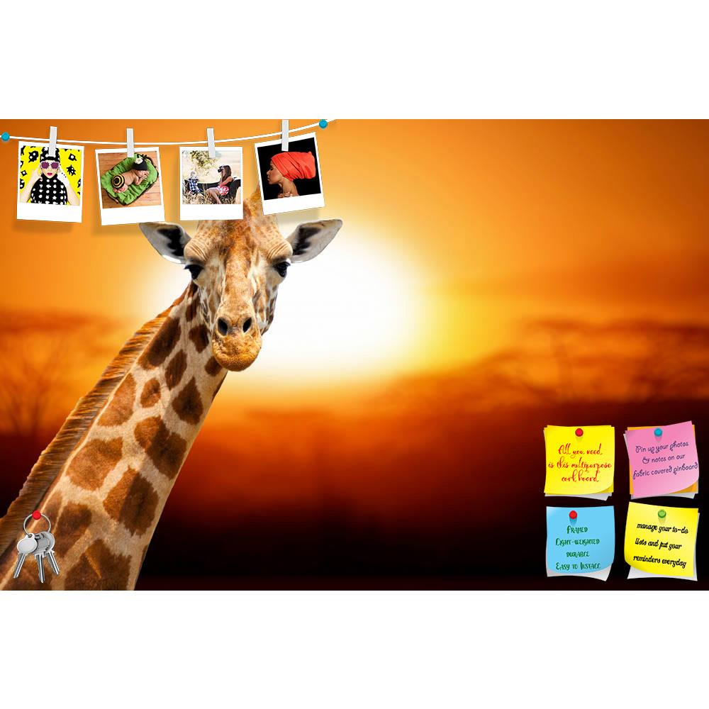ArtzFolio Giraffe On Sunset in Amboseli National Park, Kenya Printed Bulletin Board Notice Pin Board Soft Board | Frameless-Bulletin Boards Frameless-AZSAO37378458BLB_FL_L-Image Code 5004367 Vishnu Image Folio Pvt Ltd, IC 5004367, ArtzFolio, Bulletin Boards Frameless, Animals, Landscapes, Photography, giraffe, on, sunset, in, amboseli, national, park, kenya, printed, bulletin, board, notice, pin, soft, frameless, africa, wildlife, safari, silhouette, animal, nature, sky, wild, landscape, orange, mammal, afr