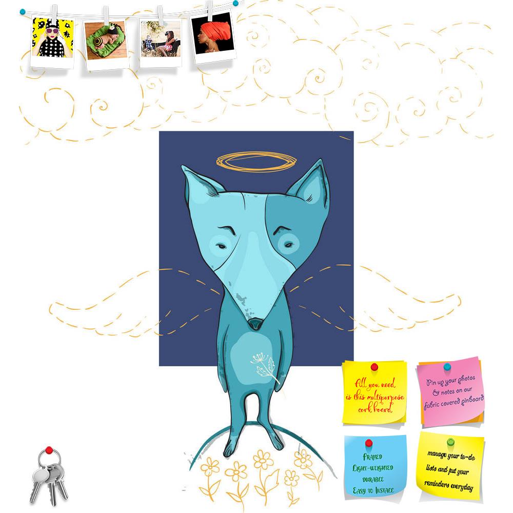 ArtzFolio Dog Angel Printed Bulletin Board Notice Pin Board Soft Board | Frameless-Bulletin Boards Frameless-AZSAO37389733BLB_FL_L-Image Code 5004370 Vishnu Image Folio Pvt Ltd, IC 5004370, ArtzFolio, Bulletin Boards Frameless, Kids, Digital Art, dog, angel, printed, bulletin, board, notice, pin, soft, frameless, vector, illustration, heaven, animal, wings, flowers, clouds, comic, pet, halo, happy, cartoon, puppy, cute, funny, friend, background, color, drawing, hand-drawn, character, canine, leaping, desig