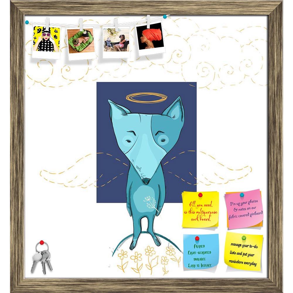 ArtzFolio Dog Angel Printed Bulletin Board Notice Pin Board Soft Board | Framed-Bulletin Boards Framed-AZSAO37389733BLB_FR_L-Image Code 5004370 Vishnu Image Folio Pvt Ltd, IC 5004370, ArtzFolio, Bulletin Boards Framed, Kids, Digital Art, dog, angel, printed, bulletin, board, notice, pin, soft, framed, vector, illustration, heaven, animal, wings, flowers, clouds, comic, pet, halo, happy, cartoon, puppy, cute, funny, friend, background, color, drawing, hand-drawn, character, canine, leaping, design, art, flyi