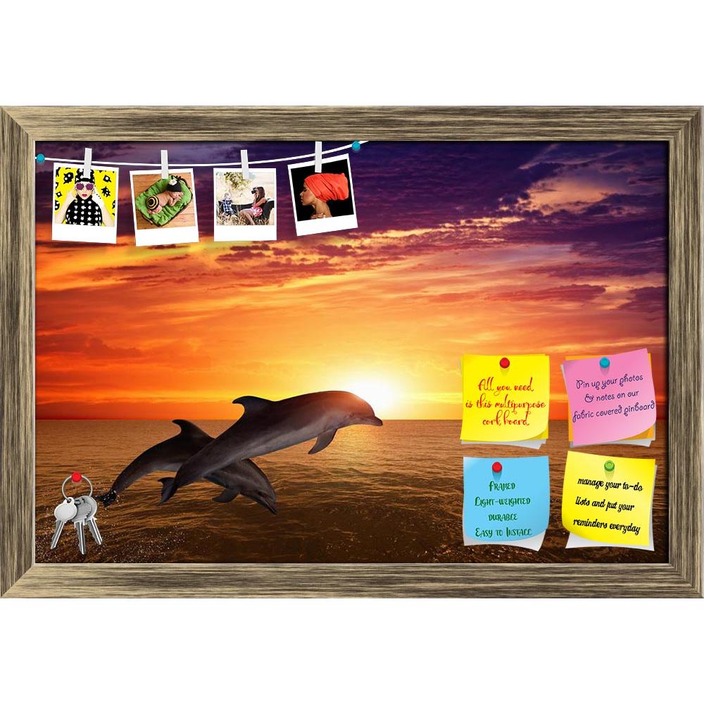 ArtzFolio Marine Life Printed Bulletin Board Notice Pin Board Soft Board | Framed-Bulletin Boards Framed-AZSAO37434763BLB_FR_L-Image Code 5004376 Vishnu Image Folio Pvt Ltd, IC 5004376, ArtzFolio, Bulletin Boards Framed, Animals, Photography, marine, life, printed, bulletin, board, notice, pin, soft, framed, animal, bottlenose, cloud, dark, dawn, dolphin, dusk, evening, glow, glowing, horizon, jump, jumping, light, nature, ocean, red, sea, sky, sun, sunrise, sunset, twilight, water, wave, wild, wildlife, ba