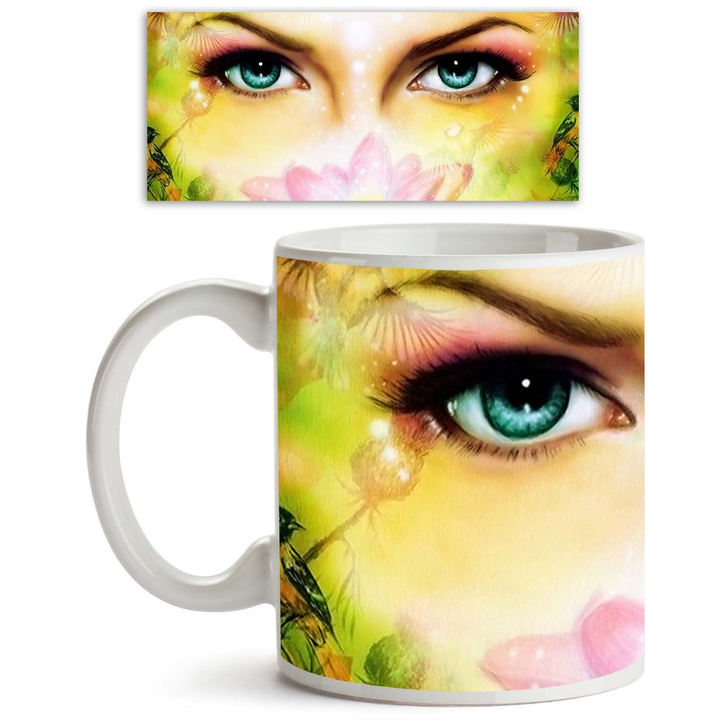 Blue Women Eyes Behind A Blooming Rose Lotus Flower Ceramic Coffee Tea Mug Inside White-Coffee Mugs--IC 5004378 IC 5004378, Abstract Expressionism, Abstracts, Animals, Art and Paintings, Birds, Botanical, Floral, Flowers, Illustrations, Nature, Paintings, Religion, Religious, Semi Abstract, Spiritual, blue, women, eyes, behind, a, blooming, rose, lotus, flower, ceramic, coffee, tea, mug, inside, white, art, artwork, beautiful, beauty, color, colorful, cosmetic, delightful, enchanting, enchantress, expressio