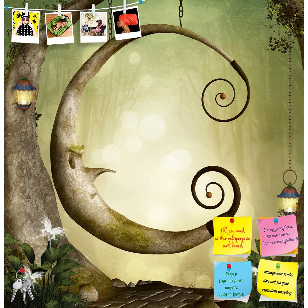ArtzFolio Forest Secret Swing Printed Bulletin Board Notice Pin Board Soft Board | Frameless-Bulletin Boards Frameless-AZSAO37439573BLB_FL_L-Image Code 5004383 Vishnu Image Folio Pvt Ltd, IC 5004383, ArtzFolio, Bulletin Boards Frameless, Conceptual, Digital Art, forest, secret, swing, printed, bulletin, board, notice, pin, soft, frameless, pin up board, push pin board, extra large cork board, big pin board, notice board, small bulletin board, cork board, wall notice board, giant cork board, bulletin board, 