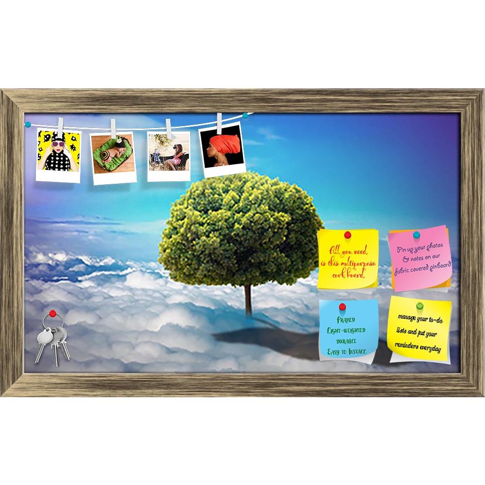 ArtzFolio Trees In The Clouds Printed Bulletin Board Notice Pin Board Soft Board | Framed-Bulletin Boards Framed-AZSAO37445128BLB_FR_L-Image Code 5004386 Vishnu Image Folio Pvt Ltd, IC 5004386, ArtzFolio, Bulletin Boards Framed, Conceptual, Landscapes, Digital Art, trees, in, the, clouds, printed, bulletin, board, notice, pin, soft, framed, lonely, tree, growing, meadow, ecological, concept, photo, manipulation, air, background, beauty, blue, clear, cloud, collage, decoration, earth, ecology, environment, f