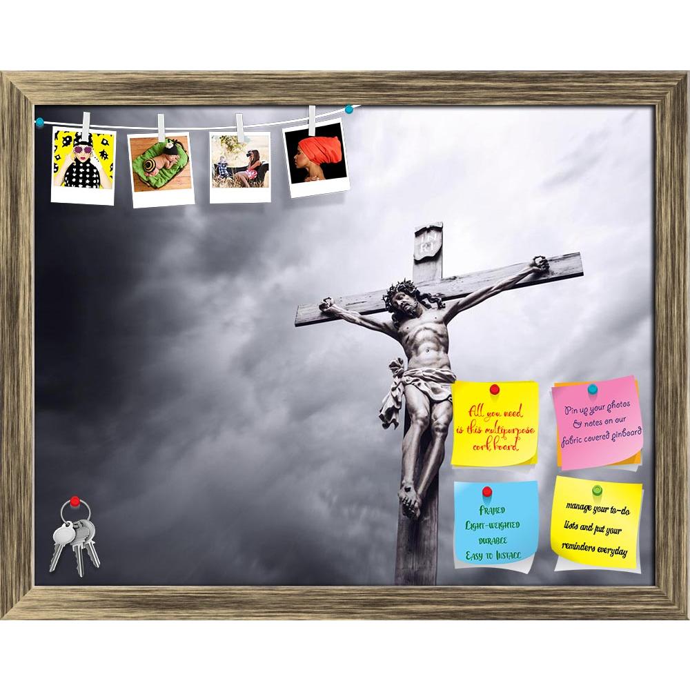 ArtzFolio Crucifixion Of Jesus Christ Printed Bulletin Board Notice Pin Board Soft Board | Framed-Bulletin Boards Framed-AZSAO37456825BLB_FR_L-Image Code 5004387 Vishnu Image Folio Pvt Ltd, IC 5004387, ArtzFolio, Bulletin Boards Framed, Religious, Photography, crucifixion, of, jesus, christ, printed, bulletin, board, notice, pin, soft, framed, antique, apocalypse, apocalyptic, art, atmosphere, background, bible, catholic, cemetery, christian, church, cloud, cloudy, cross, crucifix, danger, dark, death, dram