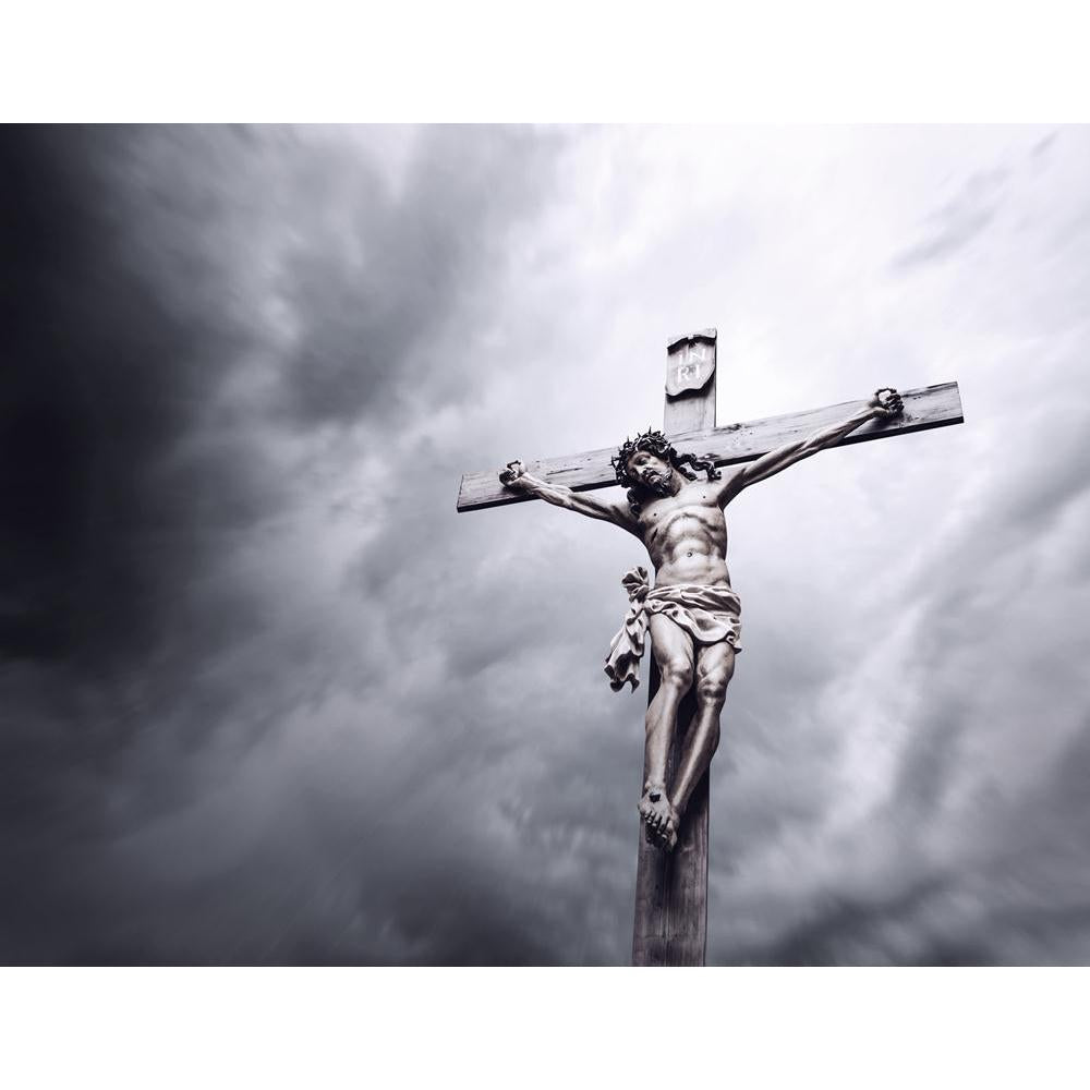 Crucifixion Of Jesus Christ Canvas Painting Synthetic Frame-Paintings MDF Framing-AFF_FR-IC 5004387 IC 5004387, Ancient, Art and Paintings, Christianity, Cross, Historical, Jesus, Medieval, Religion, Religious, Signs and Symbols, Spiritual, Symbols, Vintage, crucifixion, of, christ, canvas, painting, synthetic, frame, on, the, crucifix, catholic, god, antique, apocalypse, apocalyptic, art, atmosphere, background, bible, cemetery, christian, church, cloud, cloudy, danger, dark, death, dramatic, easter, energ