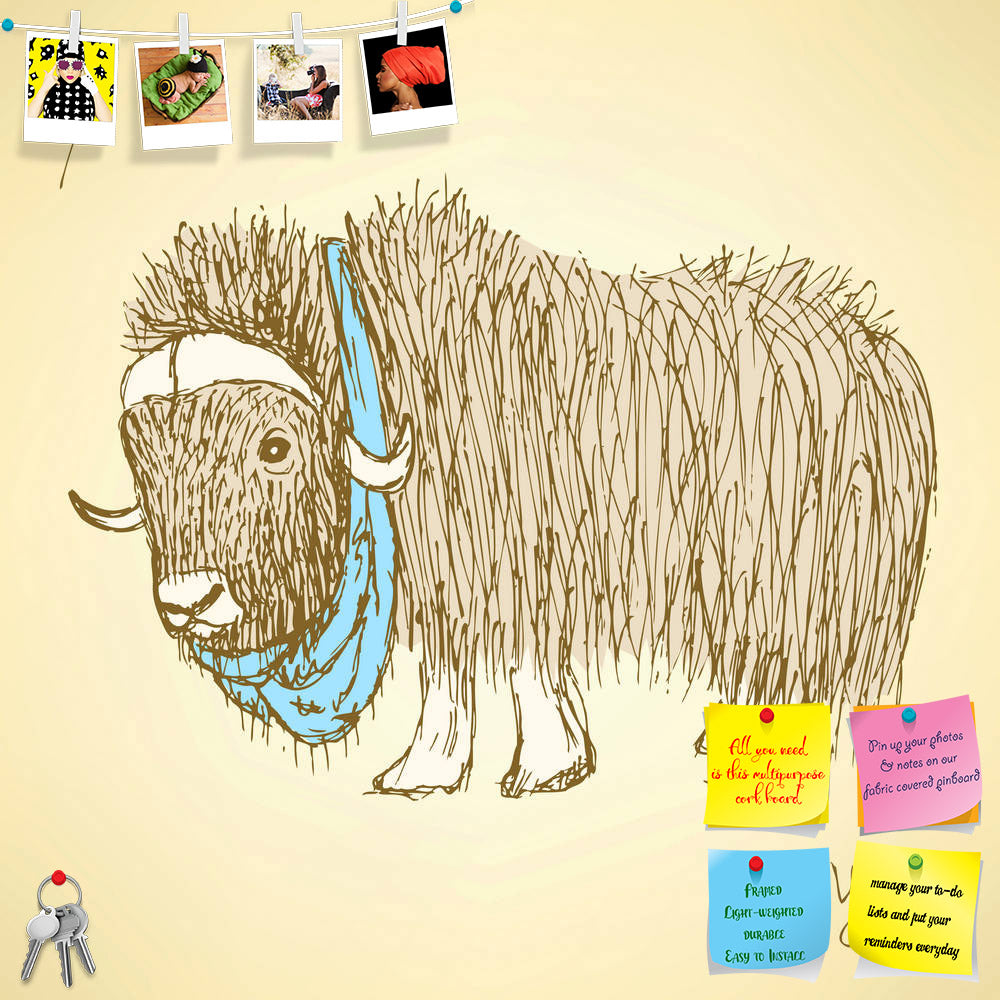 ArtzFolio Fancy Yak Printed Bulletin Board Notice Pin Board Soft Board | Frameless-Bulletin Boards Frameless-AZSAO37544474BLB_FL_L-Image Code 5004394 Vishnu Image Folio Pvt Ltd, IC 5004394, ArtzFolio, Bulletin Boards Frameless, Animals, Kids, Digital Art, fancy, yak, printed, bulletin, board, notice, pin, soft, frameless, sketch, vintage, style, pin up board, push pin board, extra large cork board, big pin board, notice board, small bulletin board, cork board, wall notice board, giant cork board, bulletin b