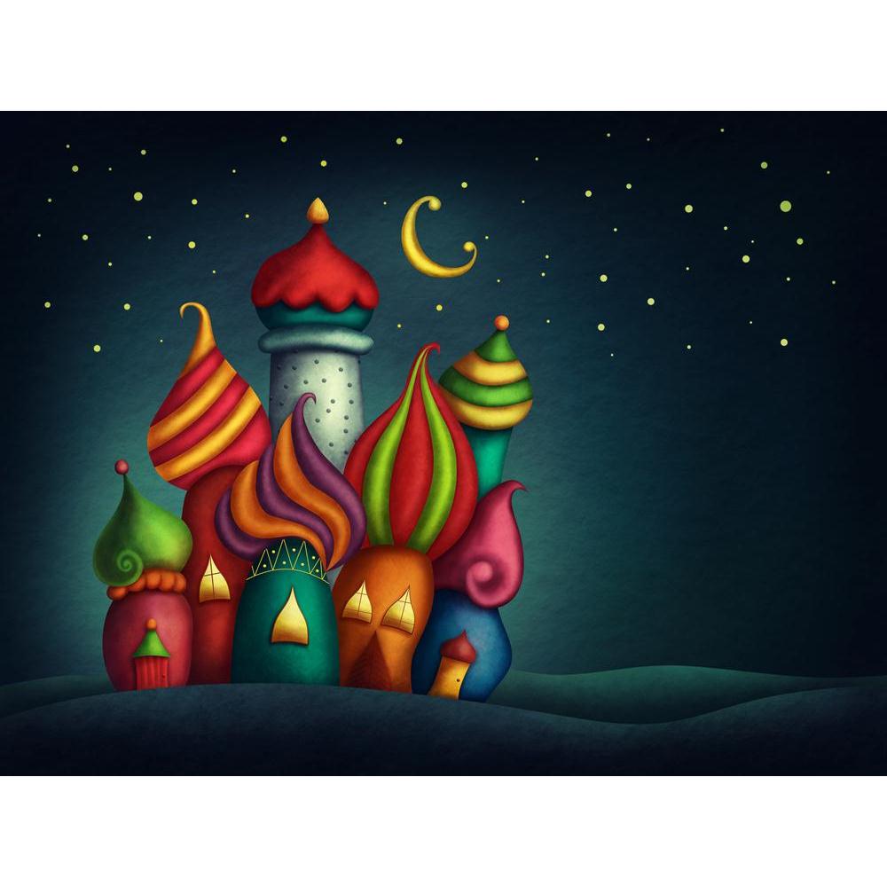 Colorful Houses Canvas Painting Synthetic Frame-Paintings MDF Framing-AFF_FR-IC 5004404 IC 5004404, Allah, Animated Cartoons, Arabic, Automobiles, Caricature, Cartoons, Culture, Ethnic, Fantasy, Illustrations, Islam, Signs and Symbols, Symbols, Traditional, Transportation, Travel, Tribal, Vehicles, World Culture, colorful, houses, canvas, painting, synthetic, frame, ramadan, mosque, cartoon, arabian, building, castle, childhood, dark, dream, fairy, fairytale, fun, funny, horizontal, house, illustration, ima