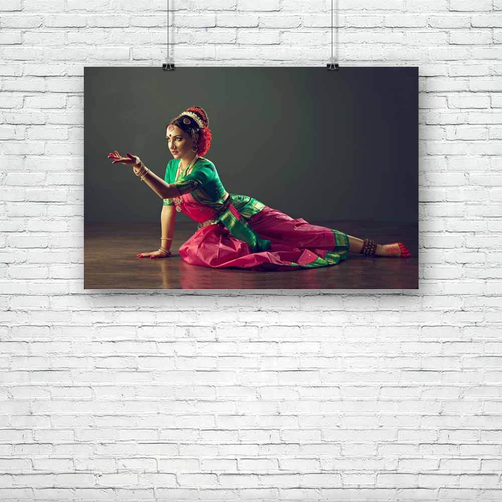 Indian Classical Dance D2 Unframed Paper Poster-Paper Posters Unframed-POS_UN-IC 5004408 IC 5004408, Allah, Arabic, Art and Paintings, Culture, Dance, Ethnic, Hinduism, Indian, Islam, Music, Music and Dance, Music and Musical Instruments, Religion, Religious, Signs and Symbols, Symbols, Traditional, Tribal, World Culture, classical, d2, unframed, paper, poster, woman, dancer, women, girl, kuchipudi, hindu, art, artist, beauty, bharatnatyam, body, language, charm, classics, color, colorful, east, eastern, el