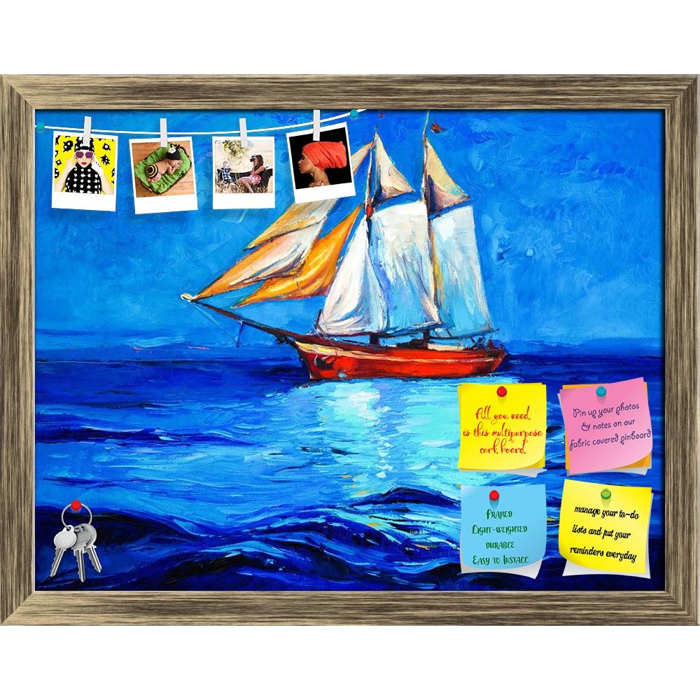 ArtzFolio Artwork Of Sail Ship & Sea D5 Printed Bulletin Board Notice Pin Board Soft Board | Framed-Bulletin Boards Framed-AZSAO37791094BLB_FR_L-Image Code 5004414 Vishnu Image Folio Pvt Ltd, IC 5004414, ArtzFolio, Bulletin Boards Framed, Abstract, Landscapes, Fine Art Reprint, artwork, of, sail, ship, sea, d5, printed, bulletin, board, notice, pin, soft, framed, original, oil, painting, canvas.modern, impressionism, acrylic, art, artist, artistic, backdrop, background, beach, blue, boat, bright, brush, can