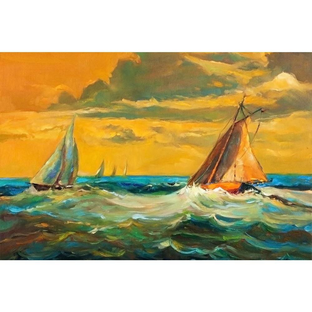 ArtzFolio Artwork Of Sailboats & Sea Unframed Paper Poster-Paper Posters Unframed-AZART37791116POS_UN_L-Image Code 5004416 Vishnu Image Folio Pvt Ltd, IC 5004416, ArtzFolio, Paper Posters Unframed, Abstract, Landscapes, Fine Art Reprint, artwork, of, sailboats, sea, unframed, paper, poster, wall, large, size, for, living, room, home, decoration, big, framed, decor, posters, pitaara, box, modern, art, with, frame, bedroom, amazonbasics, door, drawing, small, decorative, office, reception, multiple, friends, 