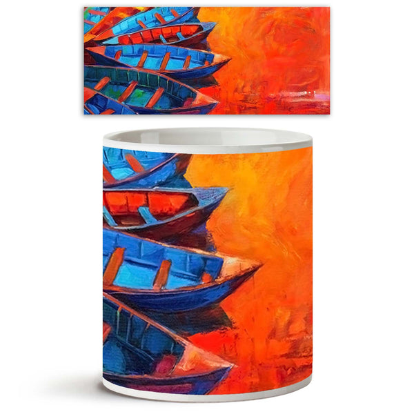 Artwork Of Boats & Jetty Ceramic Coffee Tea Mug Inside White-Coffee Mugs-MUG-IC 5004421 IC 5004421, Abstract Expressionism, Abstracts, Art and Paintings, Automobiles, Boats, Drawing, Illustrations, Impressionism, Landscapes, Modern Art, Nature, Nautical, Paintings, Scenic, Semi Abstract, Sketches, Sunsets, Transportation, Travel, Vehicles, Watercolour, artwork, of, jetty, ceramic, coffee, tea, mug, inside, white, painting, oil, boat, abstract, watercolor, sail, acrylic, art, artist, artistic, backdrop, back