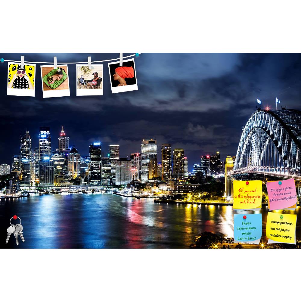 ArtzFolio Sydney Harbor & Downtown Buildings, Australia Printed Bulletin Board Notice Pin Board Soft Board | Frameless-Bulletin Boards Frameless-AZSAO37839227BLB_FL_L-Image Code 5004424 Vishnu Image Folio Pvt Ltd, IC 5004424, ArtzFolio, Bulletin Boards Frameless, Places, Photography, sydney, harbor, downtown, buildings, australia, printed, bulletin, board, notice, pin, soft, frameless, aerial, architectural, architecture, boat, bridge, building, city, cityscape, color, exterior, harbour, horizontal, landmar