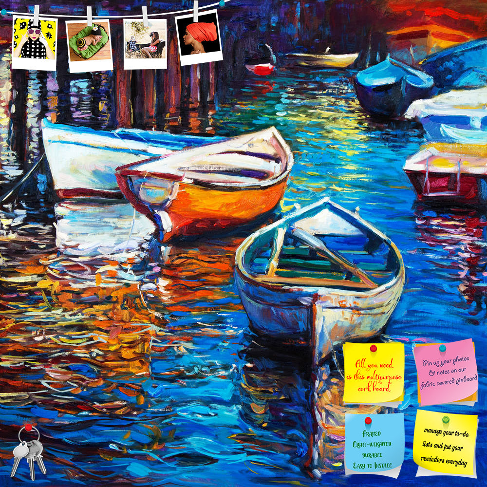 ArtzFolio Artwork Of Boats & Jetty D9 Printed Bulletin Board Notice Pin Board Soft Board | Frameless-Bulletin Boards Frameless-AZSAO37919398BLB_FL_L-Image Code 5004431 Vishnu Image Folio Pvt Ltd, IC 5004431, ArtzFolio, Bulletin Boards Frameless, Abstract, Landscapes, Fine Art Reprint, artwork, of, boats, jetty, d9, printed, bulletin, board, notice, pin, soft, frameless, original, oil, painting, jettypier, canvas.rich, golden, sunset, ocean.modern, impressionism, acrylic, art, artist, artistic, backdrop, bac