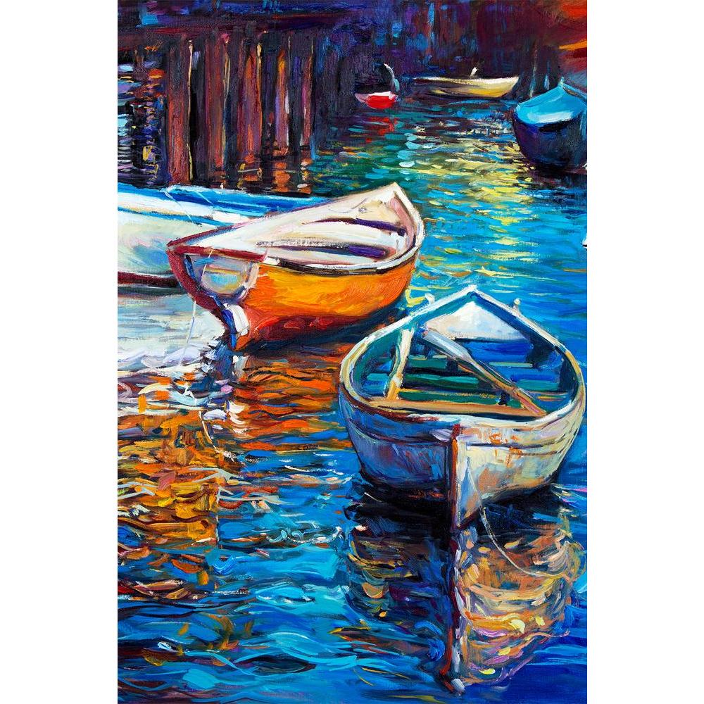 ArtzFolio Artwork Of Boats & Jetty D9 Unframed Paper Poster-Paper Posters Unframed-AZART37919398POS_UN_L-Image Code 5004431 Vishnu Image Folio Pvt Ltd, IC 5004431, ArtzFolio, Paper Posters Unframed, Abstract, Landscapes, Fine Art Reprint, artwork, of, boats, jetty, d9, unframed, paper, poster, wall, large, size, for, living, room, home, decoration, big, framed, decor, posters, pitaara, box, modern, art, with, frame, bedroom, amazonbasics, door, drawing, small, decorative, office, reception, multiple, friend