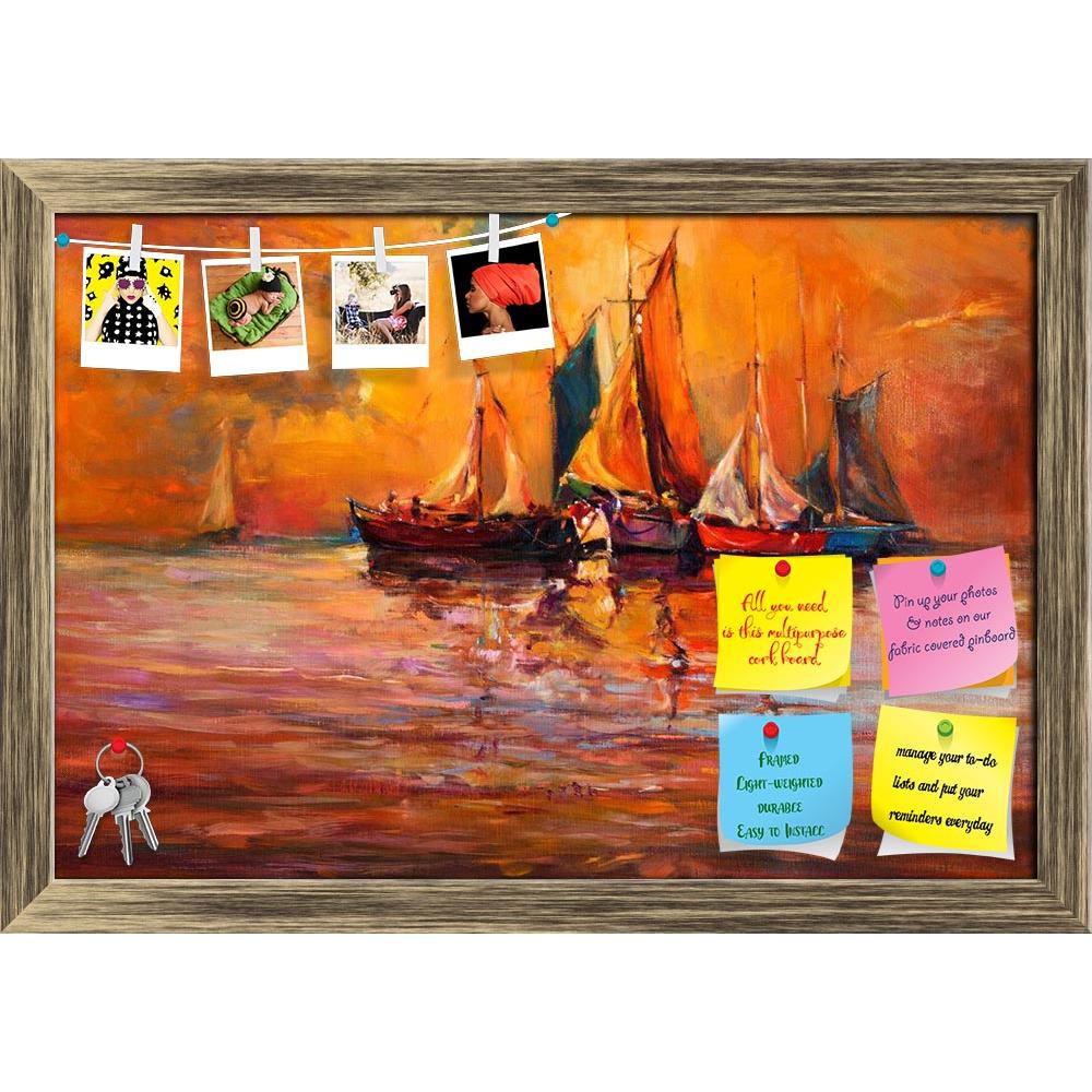 ArtzFolio Artwork Of Boats & Sea D3 Printed Bulletin Board Notice Pin Board Soft Board | Framed-Bulletin Boards Framed-AZSAO37926594BLB_FR_L-Image Code 5004434 Vishnu Image Folio Pvt Ltd, IC 5004434, ArtzFolio, Bulletin Boards Framed, Abstract, Landscapes, Fine Art Reprint, artwork, of, boats, sea, d3, printed, bulletin, board, notice, pin, soft, framed, original, oil, painting, canvas, rich, golden, sunset, ocean.modern, impressionism, acrylic, art, artist, artistic, backdrop, background, beach, blue, boat