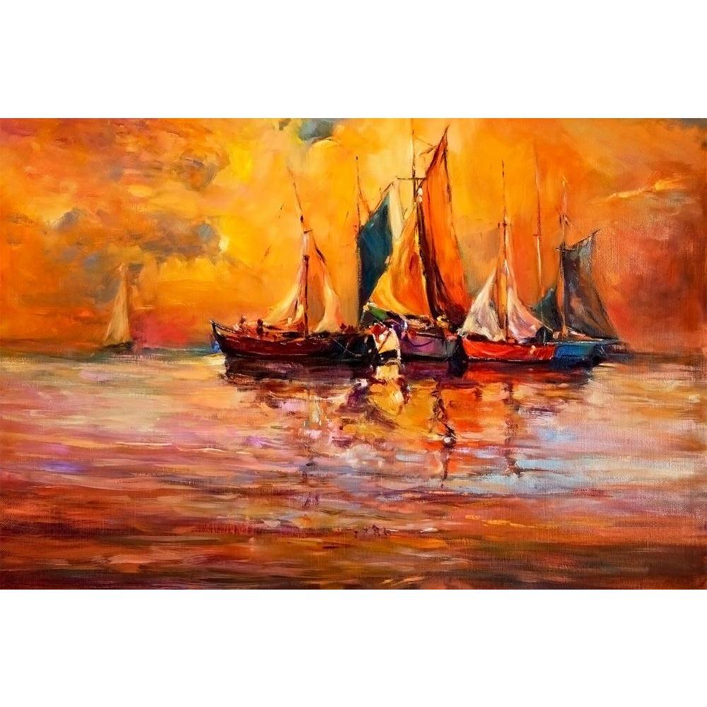 ArtzFolio Artwork Of Boats & Sea D3 Unframed Paper Poster-Paper Posters Unframed-AZART37926594POS_UN_L-Image Code 5004434 Vishnu Image Folio Pvt Ltd, IC 5004434, ArtzFolio, Paper Posters Unframed, Abstract, Landscapes, Fine Art Reprint, artwork, of, boats, sea, d3, unframed, paper, poster, wall, large, size, for, living, room, home, decoration, big, framed, decor, posters, pitaara, box, modern, art, with, frame, bedroom, amazonbasics, door, drawing, small, decorative, office, reception, multiple, friends, i