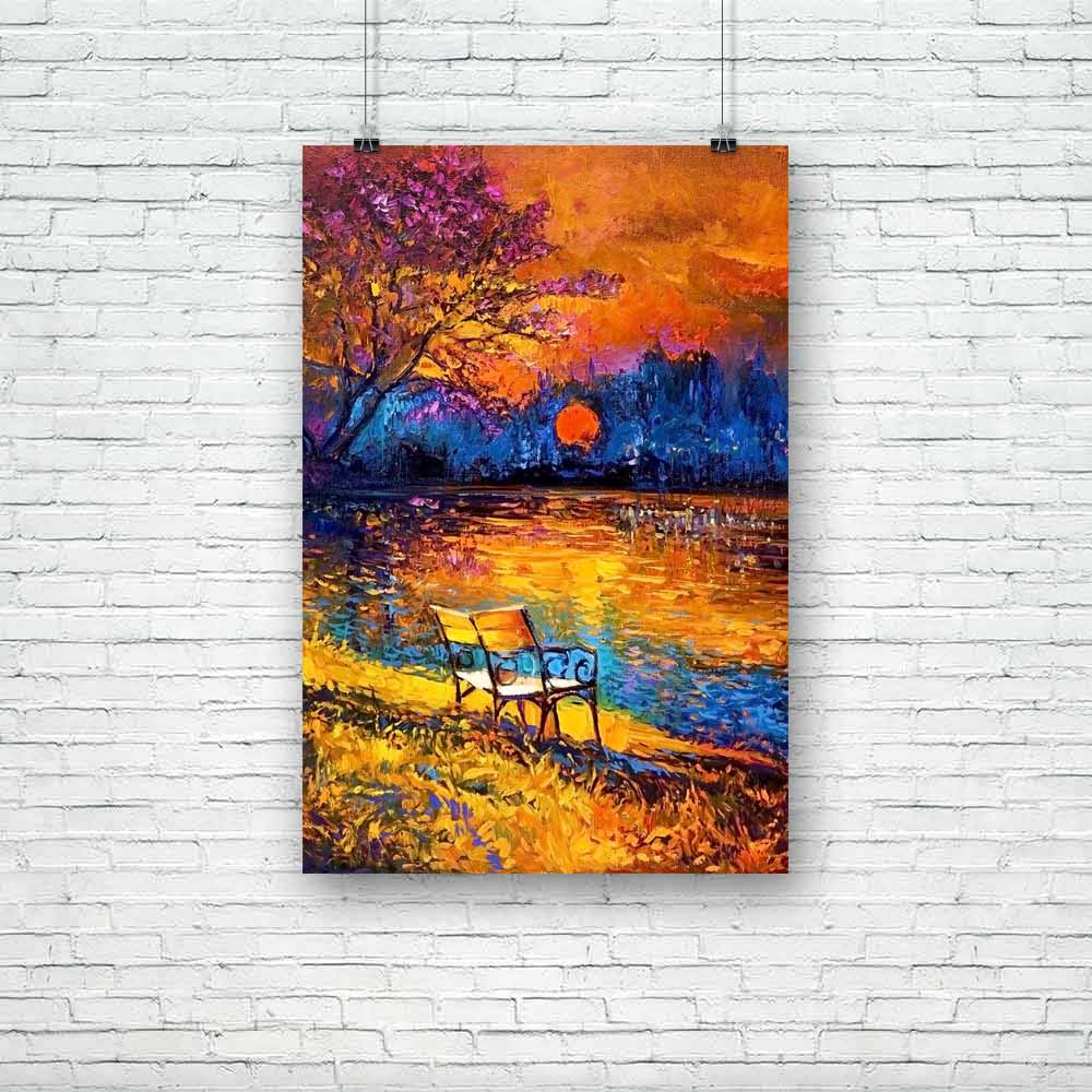 Autumn Forest D2 Unframed Paper Poster-Paper Posters Unframed-POS_UN-IC 5004437 IC 5004437, Ancient, Art and Paintings, Decorative, Drawing, Historical, Illustrations, Impressionism, Landscapes, Medieval, Modern Art, Nature, Paintings, Scenic, Sunrises, Sunsets, Vintage, Watercolour, autumn, forest, d2, unframed, paper, poster, oil, painting, angle, antique, arboretum, art, artistic, artwork, background, bench, branches, bush, classical, evening, fall, fresh, garden, grass, illustration, lake, landscape, le
