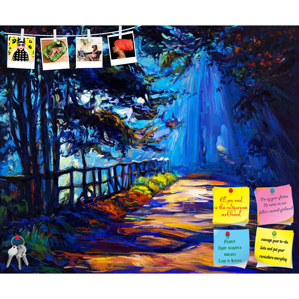 ArtzFolio Artwork Showing Beautiful Autumn Park At Night Printed Bulletin Board Notice Pin Board Soft Board | Frameless-Bulletin Boards Frameless-AZSAO37927020BLB_FL_L-Image Code 5004439 Vishnu Image Folio Pvt Ltd, IC 5004439, ArtzFolio, Bulletin Boards Frameless, Abstract, Landscapes, Fine Art Reprint, artwork, showing, beautiful, autumn, park, at, night, printed, bulletin, board, notice, pin, soft, frameless, original, oil, painting, canvas, modern, impressionism, nature, landscape, art, background, tree,