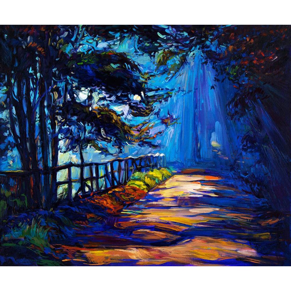 Artwork Showing Beautiful Autumn Park At Night Canvas Painting Synthetic Frame-Paintings MDF Framing-AFF_FR-IC 5004439 IC 5004439, Abstract Expressionism, Abstracts, Art and Paintings, Countries, Drawing, Illustrations, Impressionism, Landscapes, Modern Art, Nature, Paintings, Rural, Scenic, Seasons, Semi Abstract, Signs, Signs and Symbols, Sunsets, Watercolour, Wooden, artwork, showing, beautiful, autumn, park, at, night, canvas, painting, synthetic, frame, oil, landscape, abstract, acrylic, art, artist, a