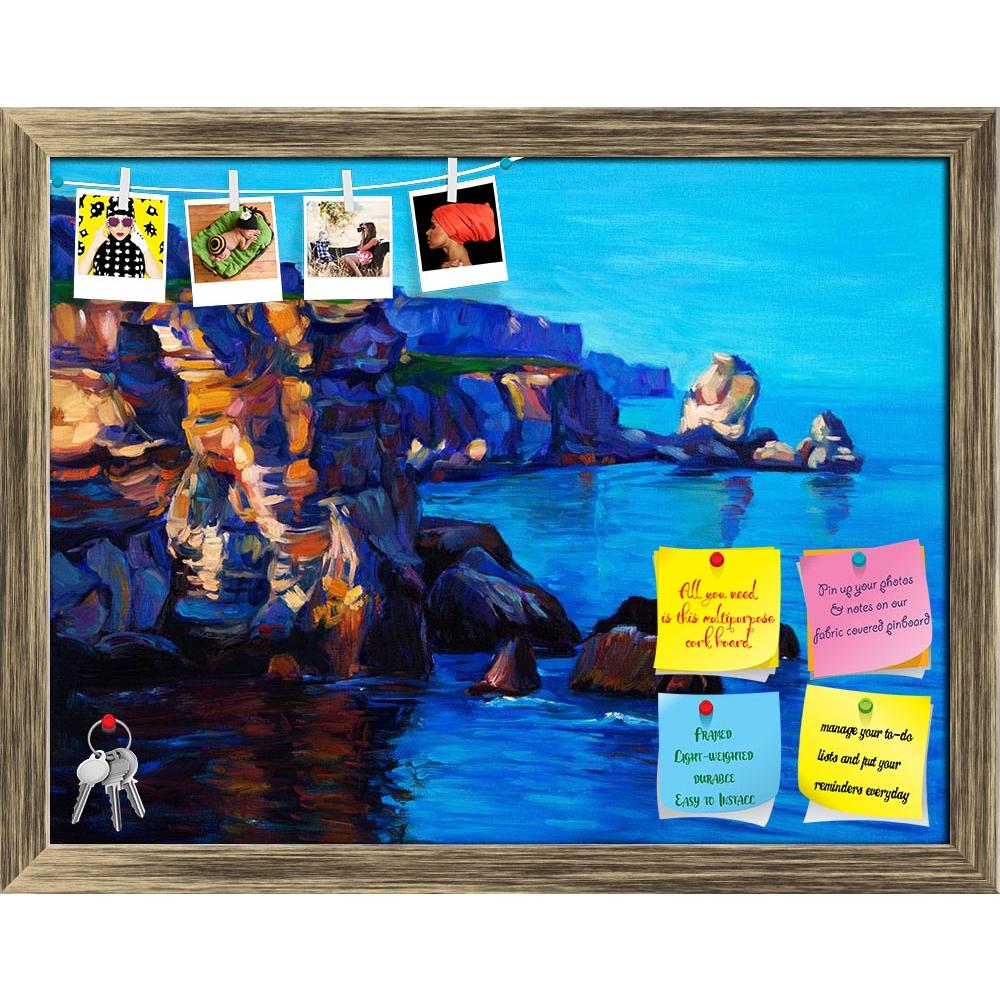 ArtzFolio Artwork Of Ocean & Cliffs D2 Printed Bulletin Board Notice Pin Board Soft Board | Framed-Bulletin Boards Framed-AZSAO37927026BLB_FR_L-Image Code 5004440 Vishnu Image Folio Pvt Ltd, IC 5004440, ArtzFolio, Bulletin Boards Framed, Abstract, Landscapes, Fine Art Reprint, artwork, of, ocean, cliffs, d2, printed, bulletin, board, notice, pin, soft, framed, original, oil, painting, canvas.rich, golden, sunset, ocean.modern, impressionism, sea, art, landscape, canvas, nature, beach, water, background, coa