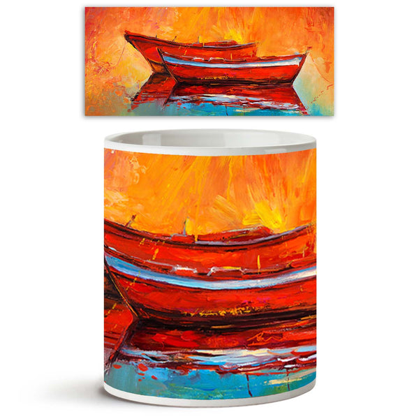 Artwork Of Boats & Sea Ceramic Coffee Tea Mug Inside White-Coffee Mugs-MUG-IC 5004441 IC 5004441, Abstract Expressionism, Abstracts, Art and Paintings, Automobiles, Boats, Drawing, Illustrations, Impressionism, Landscapes, Modern Art, Nature, Nautical, Paintings, Scenic, Semi Abstract, Sketches, Sunsets, Transportation, Travel, Vehicles, Watercolour, artwork, of, sea, ceramic, coffee, tea, mug, inside, white, abstract, acrylic, art, artist, artistic, backdrop, background, beach, blue, boat, bright, canvas, 