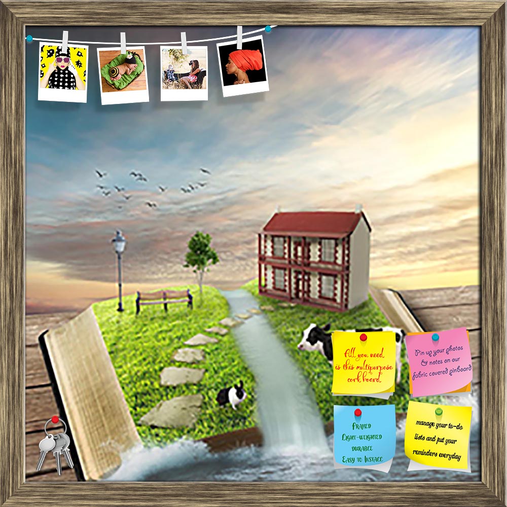 ArtzFolio Magic Open Book With Family Home Printed Bulletin Board Notice Pin Board Soft Board | Framed-Bulletin Boards Framed-AZSAO37961032BLB_FR_L-Image Code 5004446 Vishnu Image Folio Pvt Ltd, IC 5004446, ArtzFolio, Bulletin Boards Framed, Animals, Conceptual, Kids, Digital Art, magic, open, book, with, family, home, printed, bulletin, board, notice, pin, soft, framed, covered, grass, tree, stoned, way, woody, floor, surrounded, ocean, fantasy, world, imaginary, view, life, real, estate, concept, original