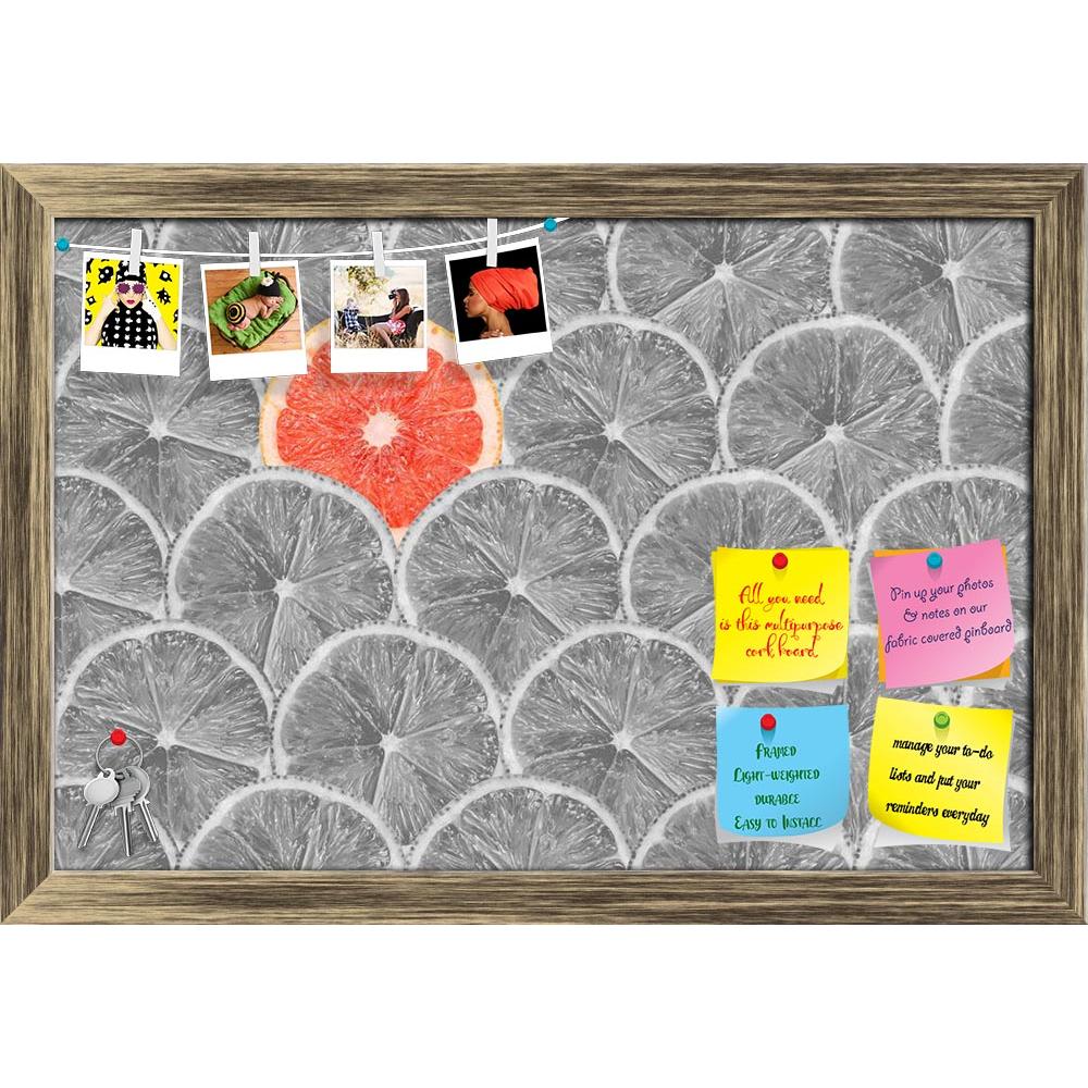 ArtzFolio Photo of Pink Grapefruit Slice Standing Out Printed Bulletin Board Notice Pin Board Soft Board | Framed-Bulletin Boards Framed-AZSAO38163754BLB_FR_L-Image Code 5004454 Vishnu Image Folio Pvt Ltd, IC 5004454, ArtzFolio, Bulletin Boards Framed, Food & Beverage, Digital Art, photo, of, pink, grapefruit, slice, standing, out, printed, bulletin, board, notice, pin, soft, framed, black, white, stand, lemon, slices, pin up board, push pin board, extra large cork board, big pin board, notice board, small 