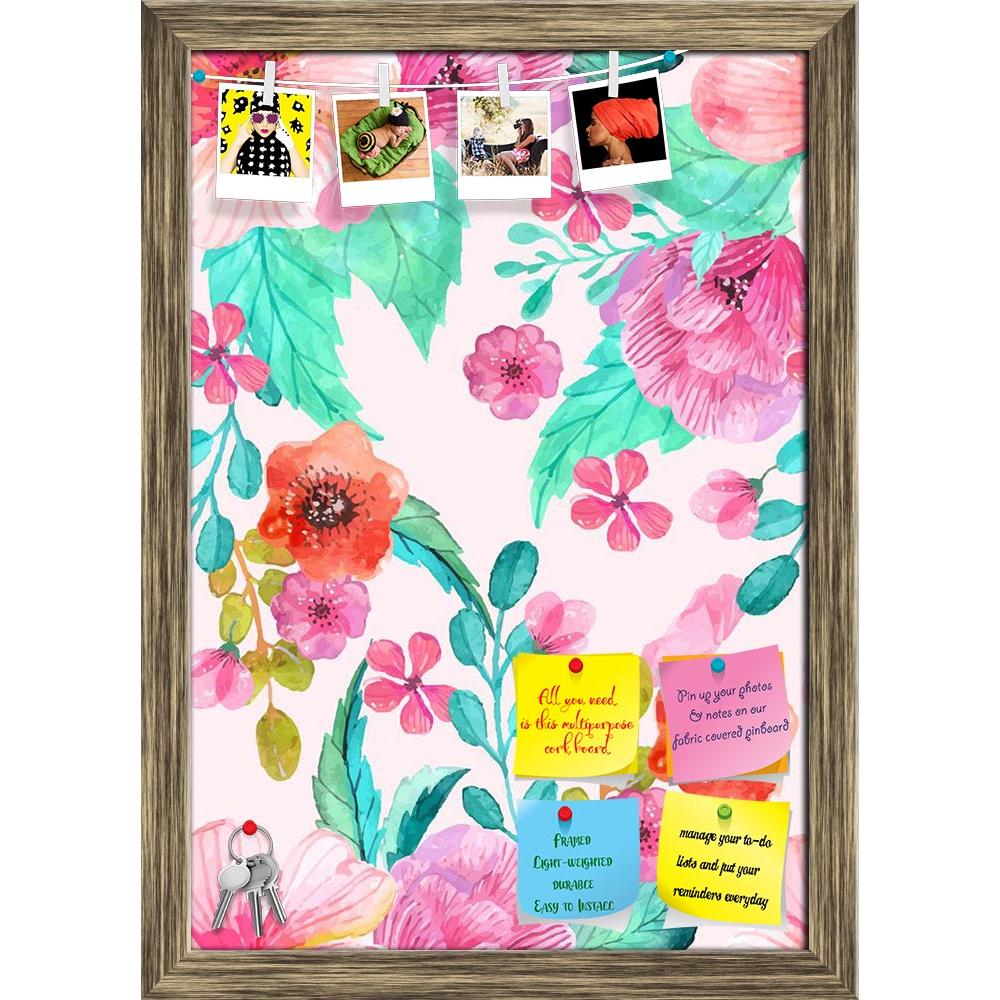 ArtzFolio Floral Artwork Printed Bulletin Board Notice Pin Board Soft Board | Framed-Bulletin Boards Framed-AZSAO38164148BLB_FR_L-Image Code 5004456 Vishnu Image Folio Pvt Ltd, IC 5004456, ArtzFolio, Bulletin Boards Framed, Floral, Digital Art, artwork, printed, bulletin, board, notice, pin, soft, framed, watercolor, seamless, pattern, colorful, natural, illustration, pin up board, push pin board, extra large cork board, big pin board, notice board, small bulletin board, cork board, wall notice board, giant