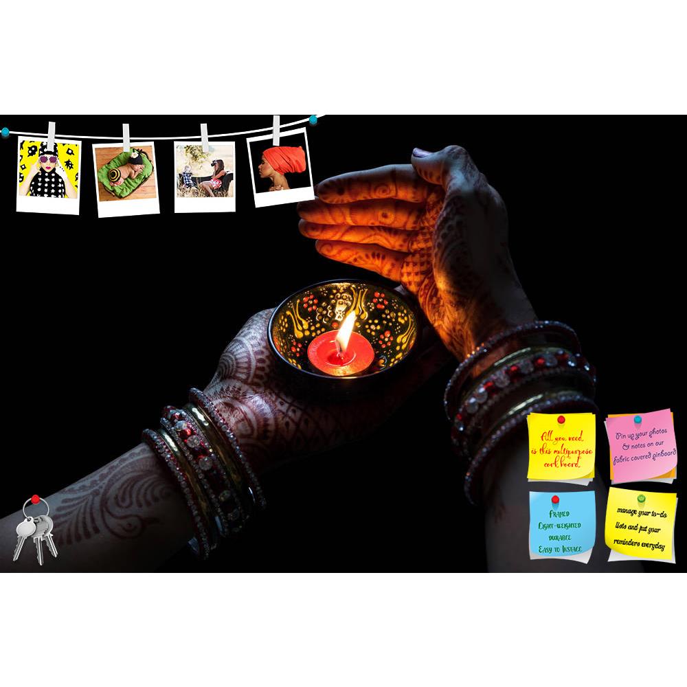 ArtzFolio Traditional Indian Festival D1 Printed Bulletin Board Notice Pin Board Soft Board | Frameless-Bulletin Boards Frameless-AZSAO38194266BLB_FL_L-Image Code 5004458 Vishnu Image Folio Pvt Ltd, IC 5004458, ArtzFolio, Bulletin Boards Frameless, Religious, Traditional, Photography, indian, festival, d1, printed, bulletin, board, notice, pin, soft, frameless, woman, hands, henna, holding, candle, isolated, black, background, clipping, path, diwali, divali, light, glow, love, mehendi, mehndi, wedding, brid