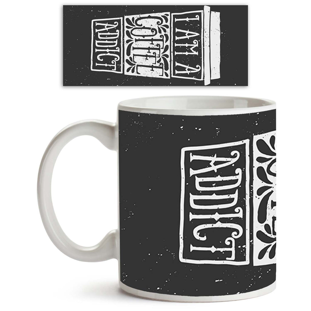 I Am A Coffee Addict Ceramic Coffee Tea Mug Inside White-Coffee Mugs-MUG-IC 5004459 IC 5004459, Ancient, Art and Paintings, Beverage, Black, Black and White, Calligraphy, Cuisine, Decorative, Digital, Digital Art, Drawing, Food, Food and Beverage, Food and Drink, Graphic, Historical, Illustrations, Medieval, Modern Art, Quotes, Retro, Signs, Signs and Symbols, Text, Typography, Vintage, White, i, am, a, coffee, addict, ceramic, tea, mug, inside, coffe, cup, vector, advertise, art, background, bar, blackboar
