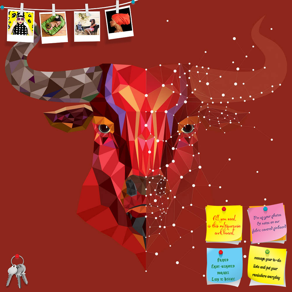 ArtzFolio Red Bull Head With Geometric Pattern D2 Printed Bulletin Board Notice Pin Board Soft Board | Frameless-Bulletin Boards Frameless-AZSAO38199485BLB_FL_L-Image Code 5004460 Vishnu Image Folio Pvt Ltd, IC 5004460, ArtzFolio, Bulletin Boards Frameless, Animals, Kids, Digital Art, red, bull, head, with, geometric, pattern, d2, printed, bulletin, board, notice, pin, soft, frameless, vector, design, cow, animal, power, face, marvelous, buffalo, mad, club, aggressive, sign, awesome, symbol, strong, raging,