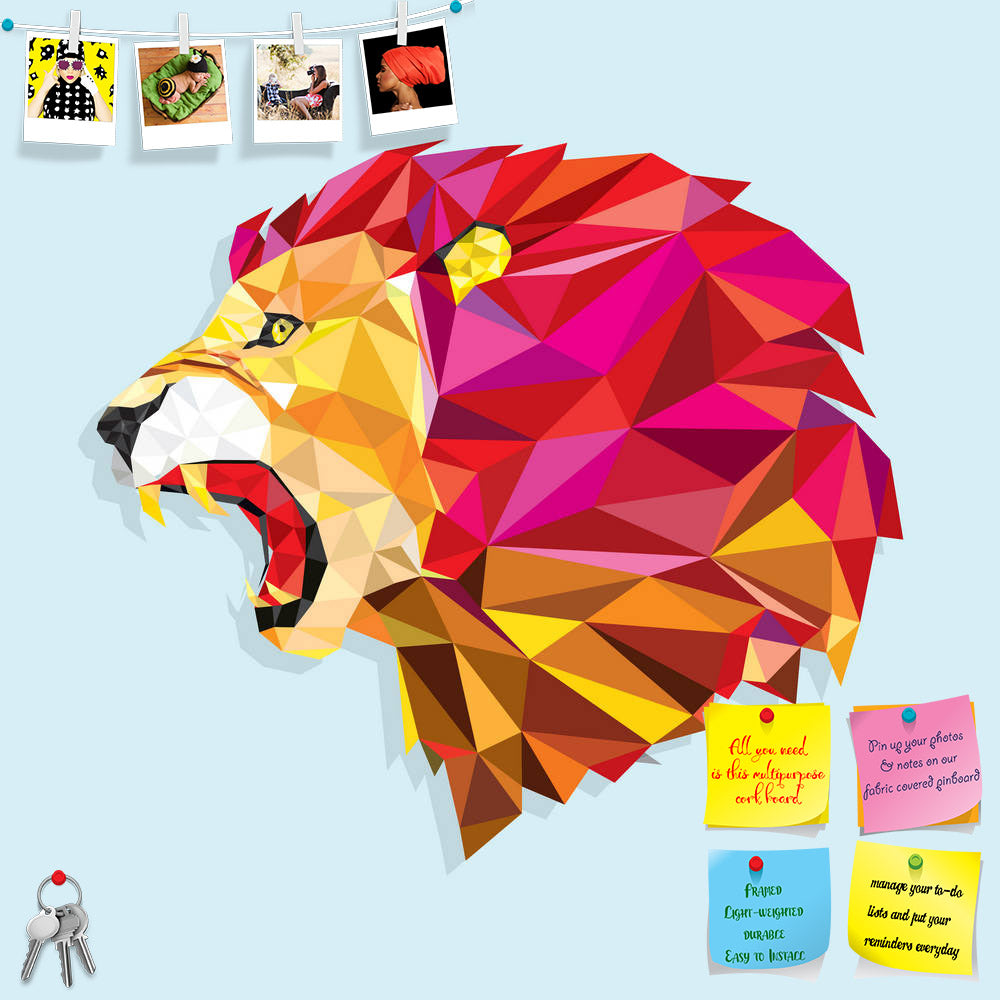 ArtzFolio Angry Lion With Geometric Pattern Printed Bulletin Board Notice Pin Board Soft Board | Frameless-Bulletin Boards Frameless-AZSAO38199487BLB_FL_L-Image Code 5004462 Vishnu Image Folio Pvt Ltd, IC 5004462, ArtzFolio, Bulletin Boards Frameless, Animals, Kids, Digital Art, angry, lion, with, geometric, pattern, printed, bulletin, board, notice, pin, soft, frameless, vector, head, animal, zoo, tattoo, sign, africa, safari, isolated, mammal, power, yellow, symbol, orange, graphic, illustration, icon, di