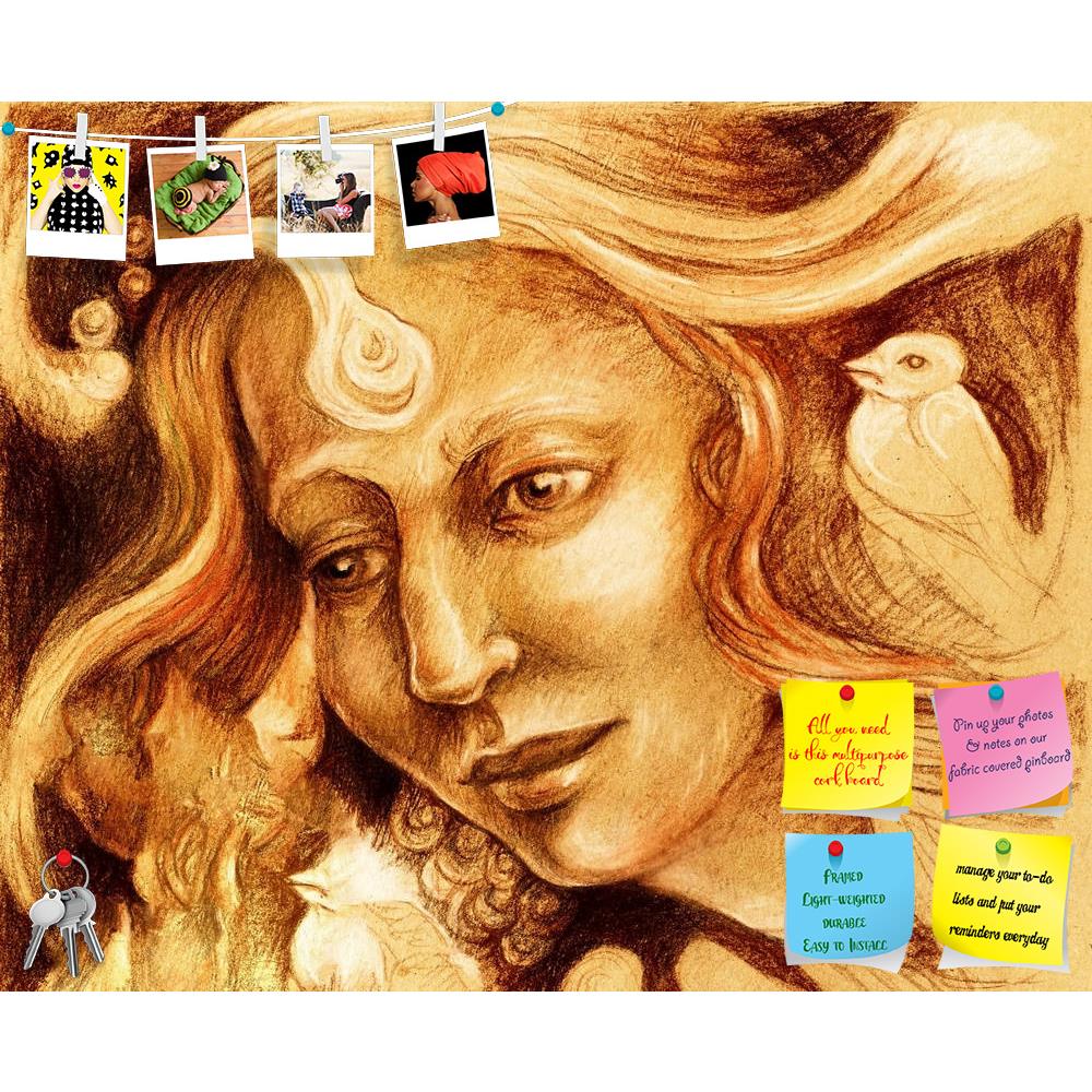 ArtzFolio Fairy Woman Face Printed Bulletin Board Notice Pin Board Soft Board | Frameless-Bulletin Boards Frameless-AZSAO38215111BLB_FL_L-Image Code 5004465 Vishnu Image Folio Pvt Ltd, IC 5004465, ArtzFolio, Bulletin Boards Frameless, Portraits, Fine Art Reprint, fairy, woman, face, printed, bulletin, board, notice, pin, soft, frameless, drawing, sepia, monochromatic, ornamental, profile, portrait, pearl, ornament, goddess, fantasy, art, painting, color, multicolor, vivid, nature, spirit, magical, magic, vi