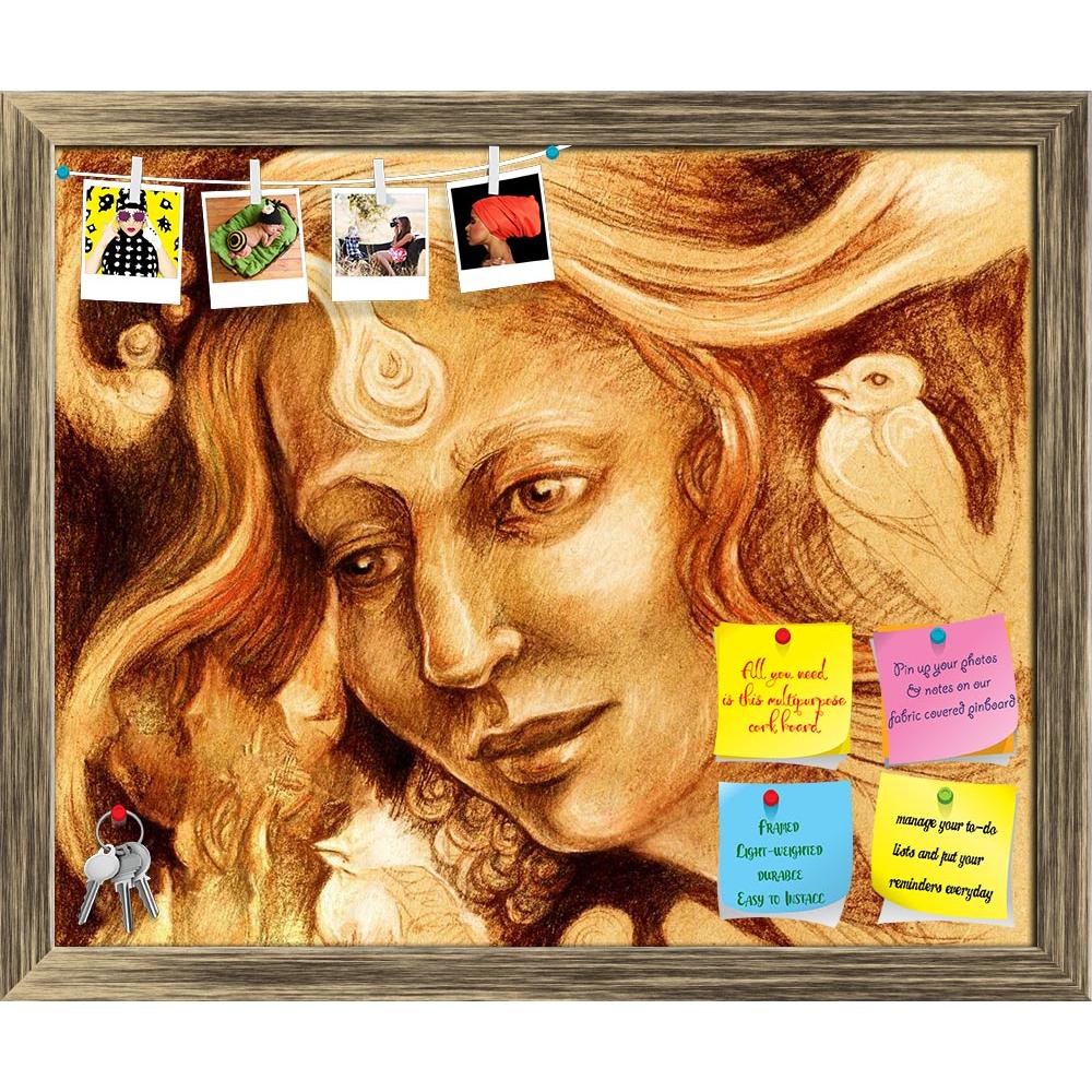 ArtzFolio Fairy Woman Face Printed Bulletin Board Notice Pin Board Soft Board | Framed-Bulletin Boards Framed-AZSAO38215111BLB_FR_L-Image Code 5004465 Vishnu Image Folio Pvt Ltd, IC 5004465, ArtzFolio, Bulletin Boards Framed, Portraits, Fine Art Reprint, fairy, woman, face, printed, bulletin, board, notice, pin, soft, framed, drawing, sepia, monochromatic, ornamental, profile, portrait, pearl, ornament, goddess, fantasy, art, painting, color, multicolor, vivid, nature, spirit, magical, magic, vibrant, detai