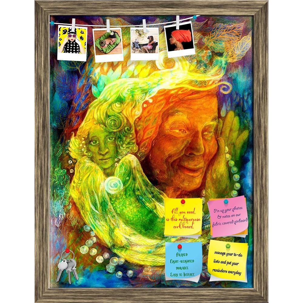 ArtzFolio Mystic Bright Green Water Fairy Printed Bulletin Board Notice Pin Board Soft Board | Framed-Bulletin Boards Framed-AZSAO38215223BLB_FR_L-Image Code 5004468 Vishnu Image Folio Pvt Ltd, IC 5004468, ArtzFolio, Bulletin Boards Framed, Surrealism, Fine Art Reprint, mystic, bright, green, water, fairy, printed, bulletin, board, notice, pin, soft, framed, beautiful, colorful, fantasy, painting, abstract, background, pattern, woman, pearls, vision, beauty, nature, color, light, elemental, dwarf, pixie, dr