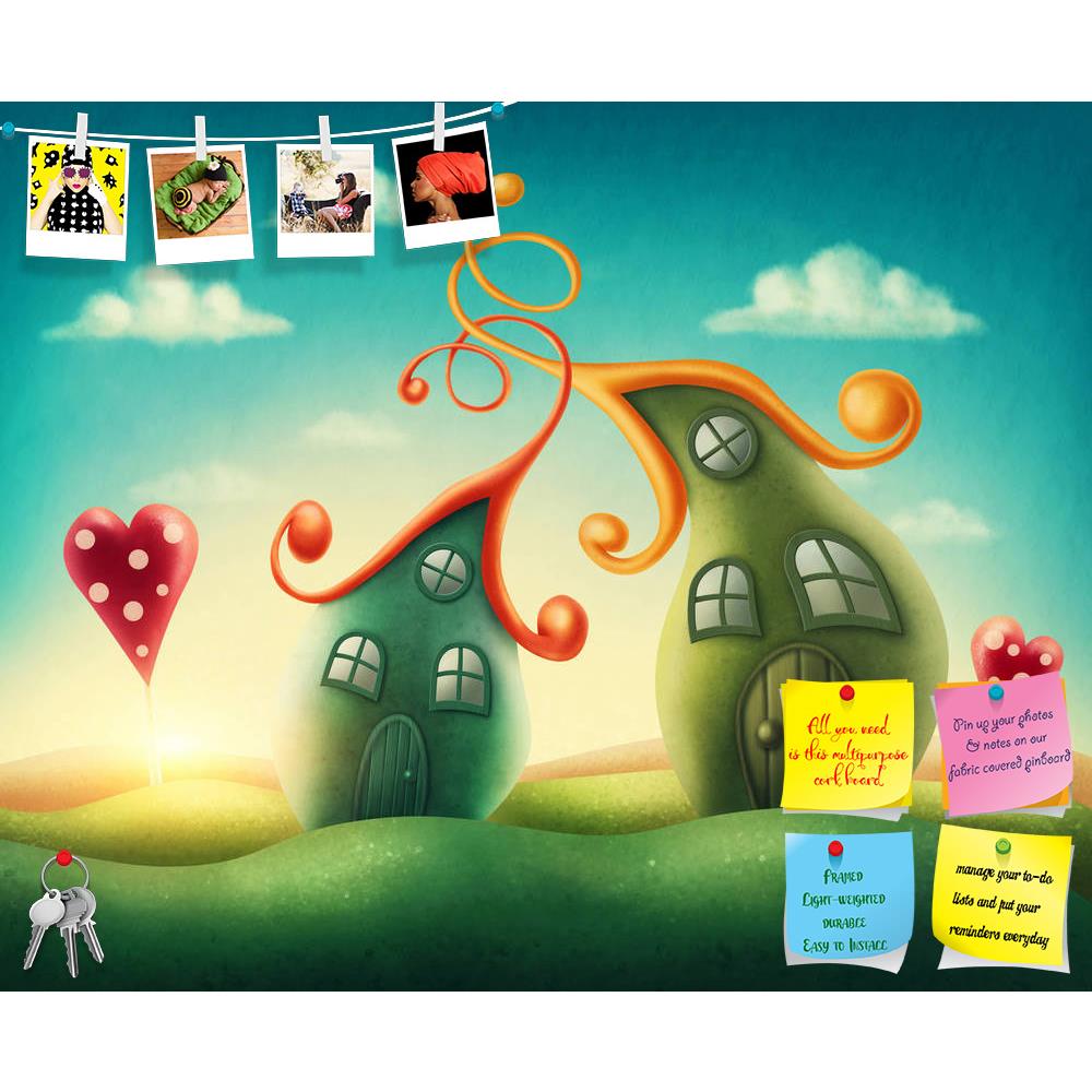 ArtzFolio Fantasy Houses D2 Printed Bulletin Board Notice Pin Board Soft Board | Frameless-Bulletin Boards Frameless-AZSAO38334239BLB_FL_L-Image Code 5004472 Vishnu Image Folio Pvt Ltd, IC 5004472, ArtzFolio, Bulletin Boards Frameless, Fantasy, Kids, Landscapes, Digital Art, houses, d2, printed, bulletin, board, notice, pin, soft, frameless, meadow, love, house, two, symbol, tale, dream, sky, town, magic, summer, building, kingdom, tower, fun, flowers, spring, horizontal, castle, daisy, countryside, fairyta