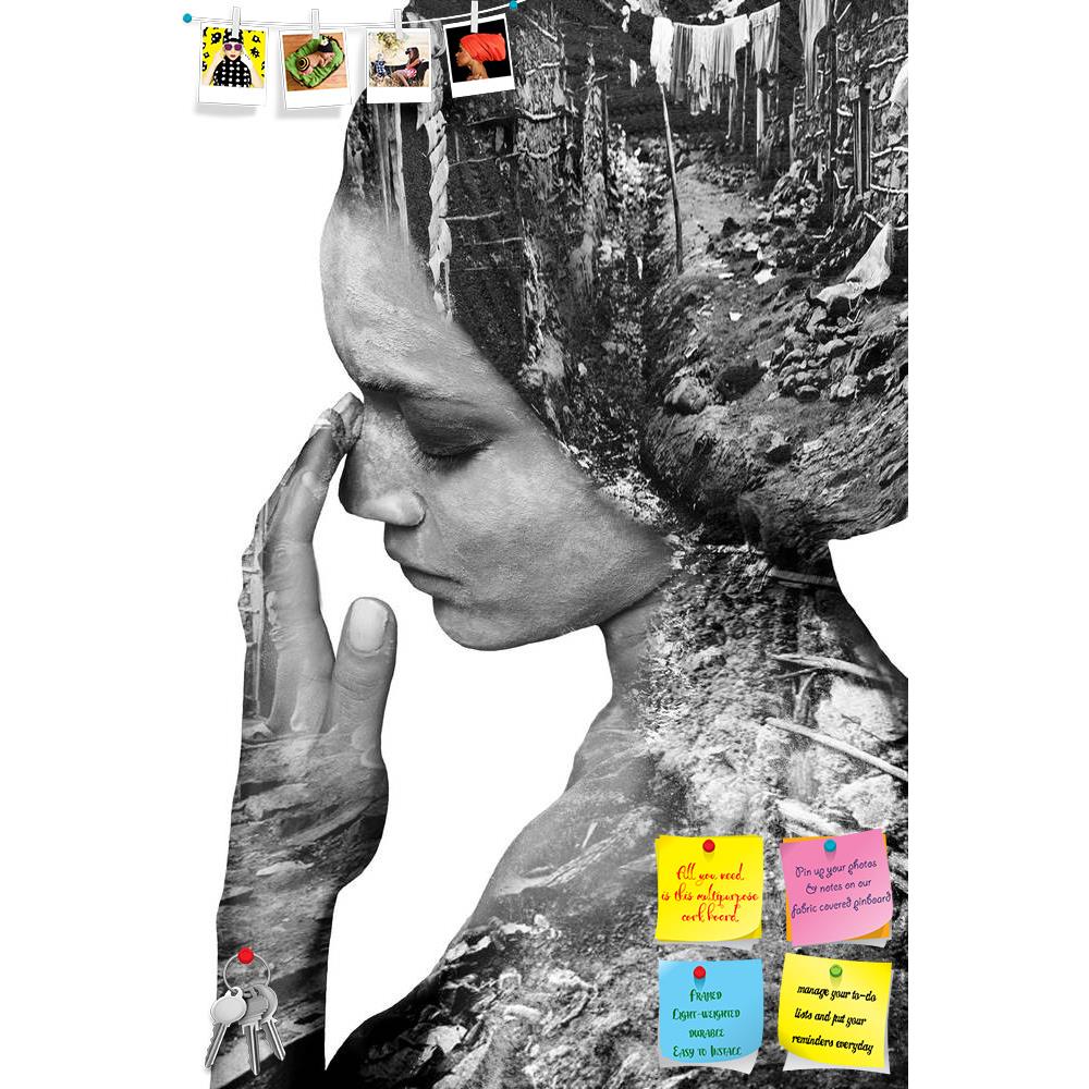 ArtzFolio Girl & Leaves Black & White Tree Printed Bulletin Board Notice Pin Board Soft Board | Frameless-Bulletin Boards Frameless-AZSAO38436228BLB_FL_L-Image Code 5004478 Vishnu Image Folio Pvt Ltd, IC 5004478, ArtzFolio, Bulletin Boards Frameless, Conceptual, Floral, Portraits, Photography, girl, leaves, black, white, tree, printed, bulletin, board, notice, pin, soft, frameless, double, exposure, portrait, creative, woman, effect, multiple, unusual, attractive, female, fashion, art, artistic, nature, env