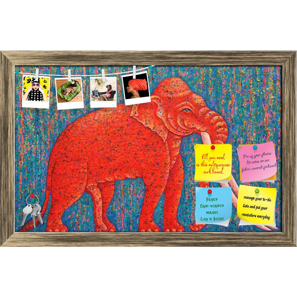 ArtzFolio Red Elephant D2 Printed Bulletin Board Notice Pin Board Soft Board | Framed-Bulletin Boards Framed-AZSAO38492208BLB_FR_L-Image Code 5004480 Vishnu Image Folio Pvt Ltd, IC 5004480, ArtzFolio, Bulletin Boards Framed, Animals, Kids, Fine Art Reprint, red, elephant, d2, printed, bulletin, board, notice, pin, soft, framed, 2010, original, acrylic, painting, canvas, tradition, thai, animal, power, strong, beautyful, asia, fineart, texture, body, art, wildlife, semi-abstract, blue, eye, colourful, nature
