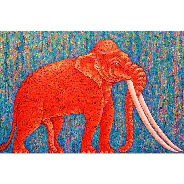 Red Elephant D2 Unframed Paper Poster-Paper Posters Unframed-POS_UN-IC 5004480 IC 5004480, Animals, Art and Paintings, Asian, Nature, Paintings, Scenic, Wildlife, red, elephant, d2, unframed, paper, wall, poster, acrylic, animal, art, asia, beautyful, big, blue, eye, body, canvas, colourful, original, painting, power, strong, texture, thai, tradition, artzfolio, posters, wall posters, posters for room, posters for room decoration, office poster, door poster, baby poster, motivational posters, posters for ro