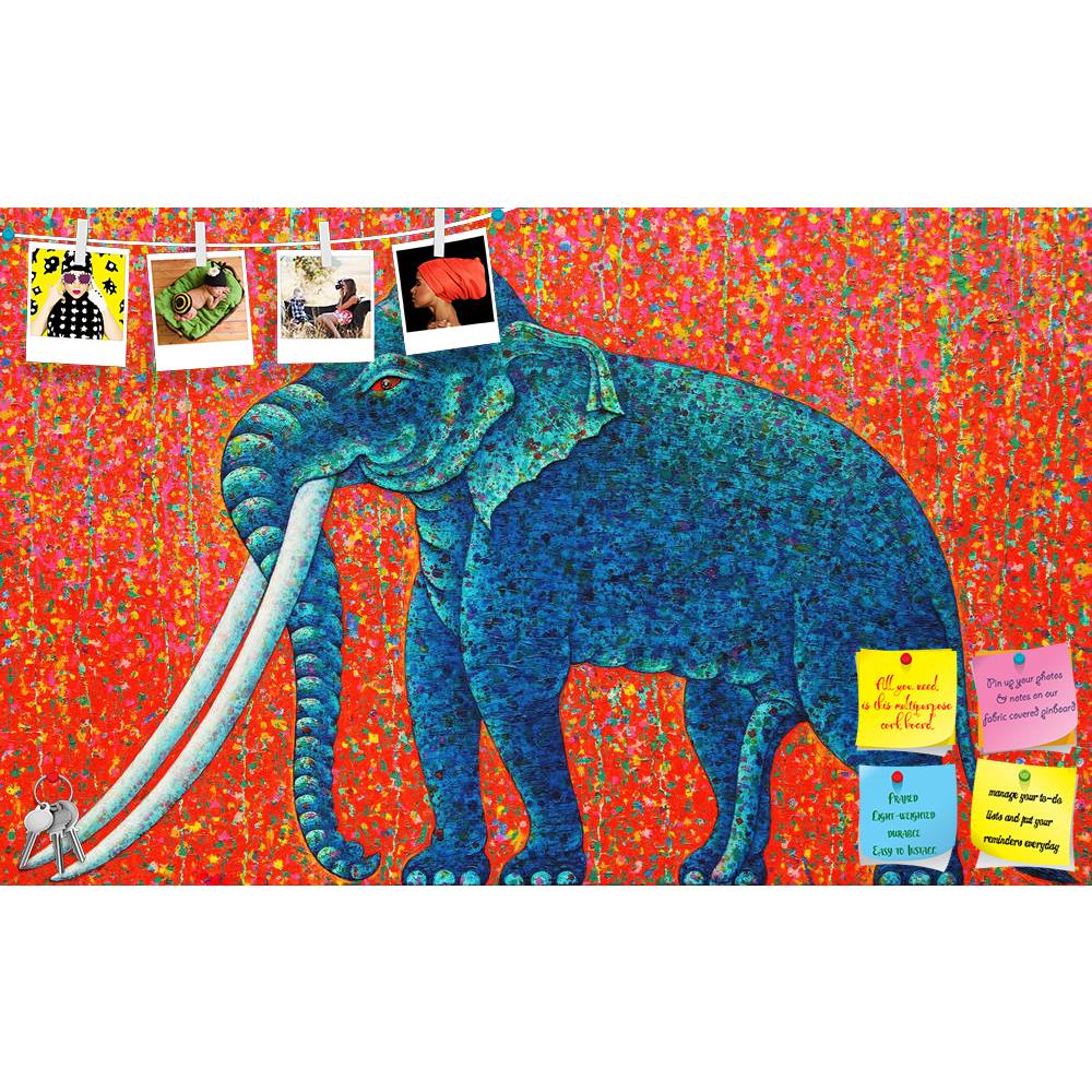 ArtzFolio Blue Elephant D2 Printed Bulletin Board Notice Pin Board Soft Board | Frameless-Bulletin Boards Frameless-AZSAO38492220BLB_FL_L-Image Code 5004481 Vishnu Image Folio Pvt Ltd, IC 5004481, ArtzFolio, Bulletin Boards Frameless, Animals, Kids, Fine Art Reprint, blue, elephant, d2, printed, bulletin, board, notice, pin, soft, frameless, 2010, original, acrylic, painting, canvas.tradition, thai, animal, power, strong, canvas, beautyful, asia, fineart, texture, body, art, wildlife, semi-abstract, eye, co