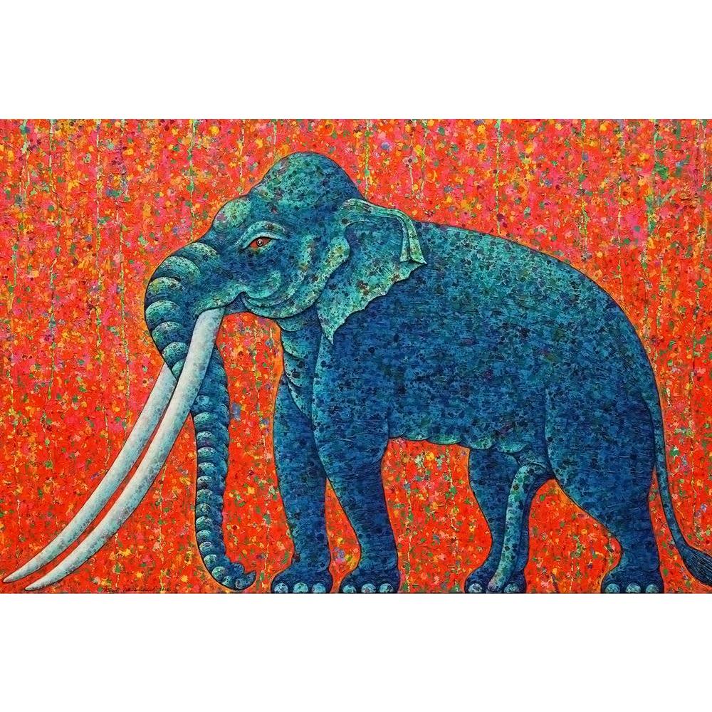 ArtzFolio Blue Elephant D2 Unframed Paper Poster-Paper Posters Unframed-AZART38492220POS_UN_L-Image Code 5004481 Vishnu Image Folio Pvt Ltd, IC 5004481, ArtzFolio, Paper Posters Unframed, Animals, Kids, Fine Art Reprint, blue, elephant, d2, unframed, paper, poster, wall, large, size, for, living, room, home, decoration, big, framed, decor, posters, pitaara, box, modern, art, with, frame, bedroom, amazonbasics, door, drawing, small, decorative, office, reception, multiple, friends, images, reprints, reprint,
