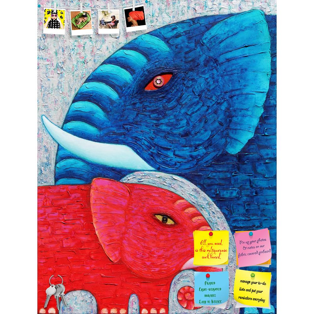 ArtzFolio Red & Blue Elephant D1 Printed Bulletin Board Notice Pin Board Soft Board | Frameless-Bulletin Boards Frameless-AZSAO38492238BLB_FL_L-Image Code 5004483 Vishnu Image Folio Pvt Ltd, IC 5004483, ArtzFolio, Bulletin Boards Frameless, Animals, Kids, Fine Art Reprint, red, blue, elephant, d1, printed, bulletin, board, notice, pin, soft, frameless, 1, original, acrylic, painting, canvas, animal, power, strong, beautyful, asia, fineart, texture, body, art, wildlife, semi-abstract, eye, colourful, nature,