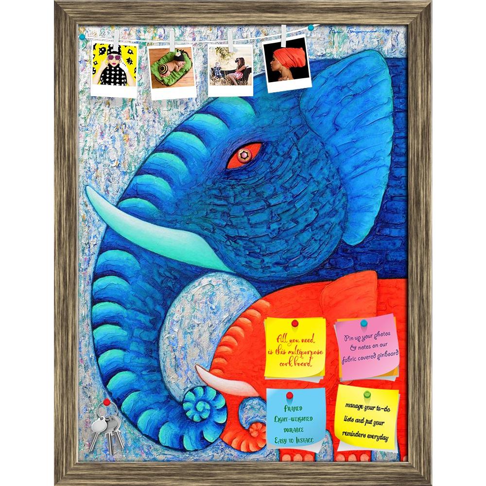 ArtzFolio Red & Blue Elephant D2 Printed Bulletin Board Notice Pin Board Soft Board | Framed-Bulletin Boards Framed-AZSAO38492241BLB_FR_L-Image Code 5004484 Vishnu Image Folio Pvt Ltd, IC 5004484, ArtzFolio, Bulletin Boards Framed, Animals, Kids, Fine Art Reprint, red, blue, elephant, d2, printed, bulletin, board, notice, pin, soft, framed, 2, original, acrylic, painting, canvas, animal, power, strong, beautyful, asia, fineart, texture, body, art, wildlife, semi-abstract, eye, colourful, nature, big, pin up